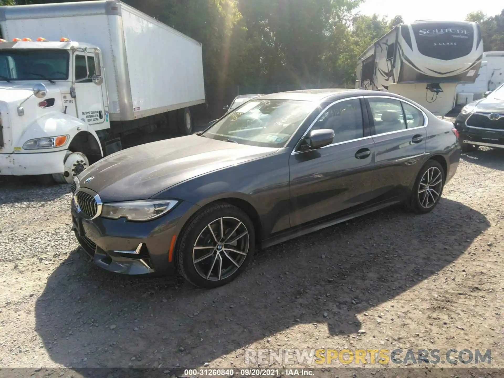 2 Фотография поврежденного автомобиля WBA5R7C08LFH48836 BMW 3 SERIES 2020