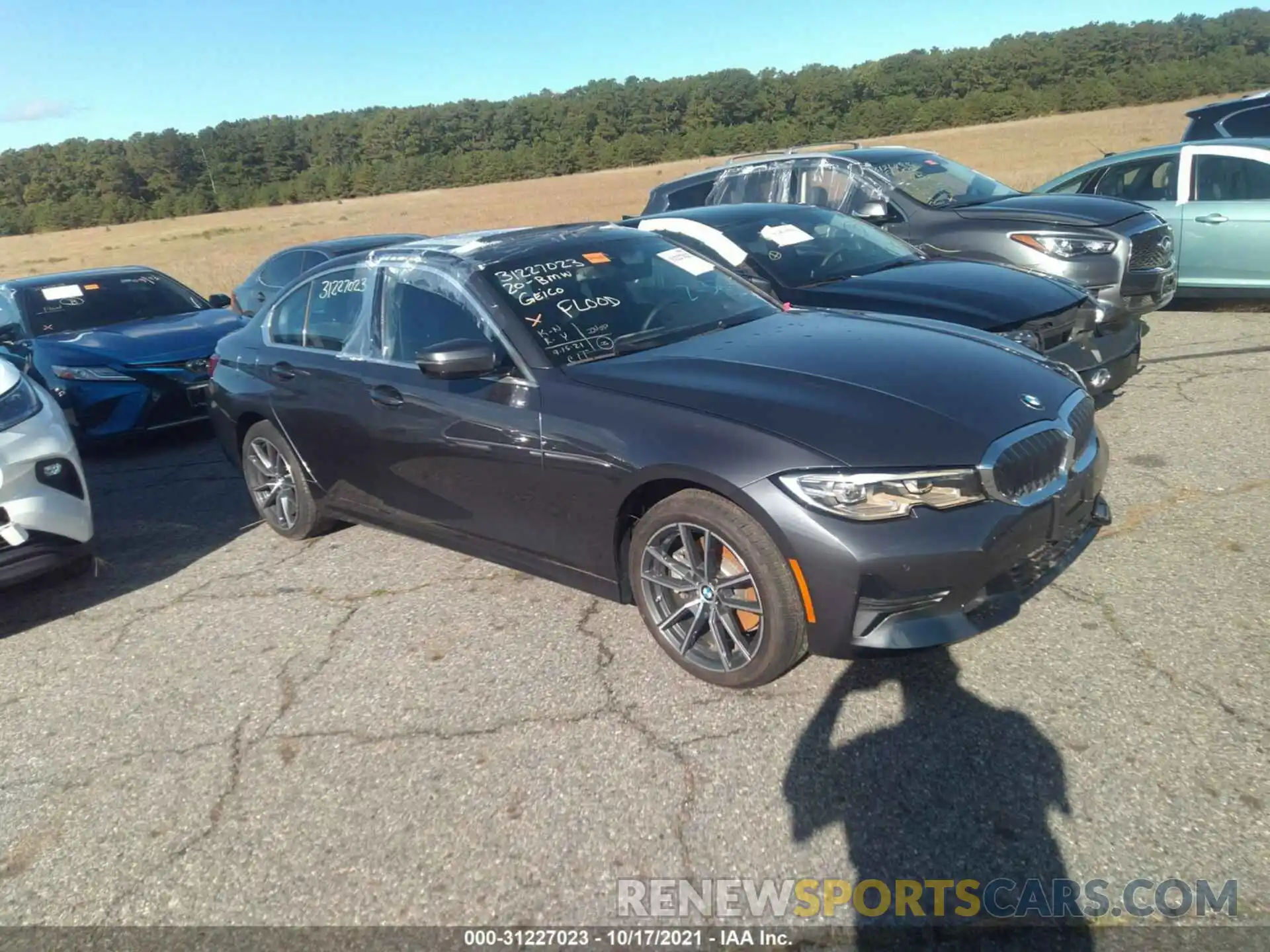 1 Photograph of a damaged car WBA5R7C08LFJ09854 BMW 3 SERIES 2020