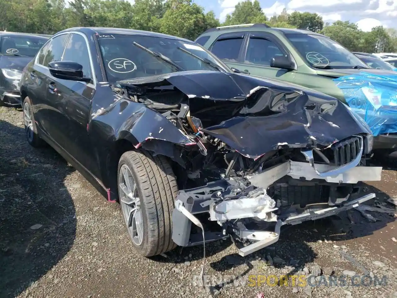 1 Photograph of a damaged car WBA5R7C09LFH52376 BMW 3 SERIES 2020