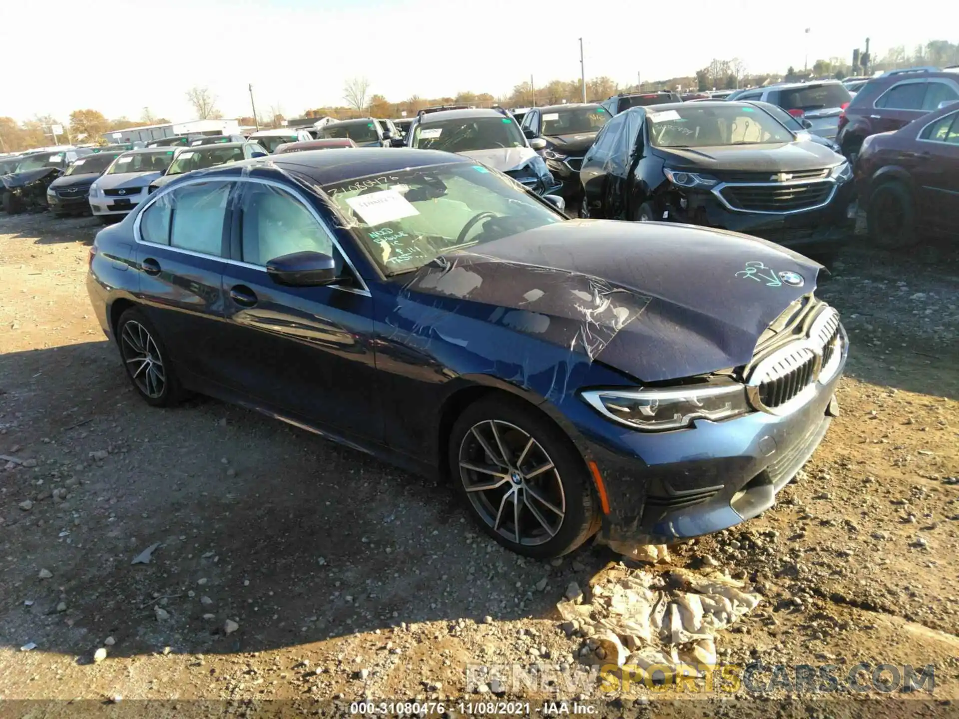 1 Photograph of a damaged car WBA5R7C0XLFH41676 BMW 3 SERIES 2020