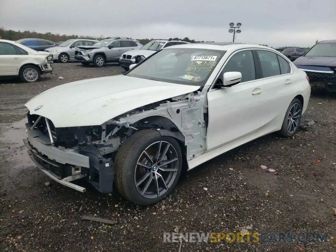 2 Photograph of a damaged car WBA5R7C0XLFH45551 BMW 3 SERIES 2020