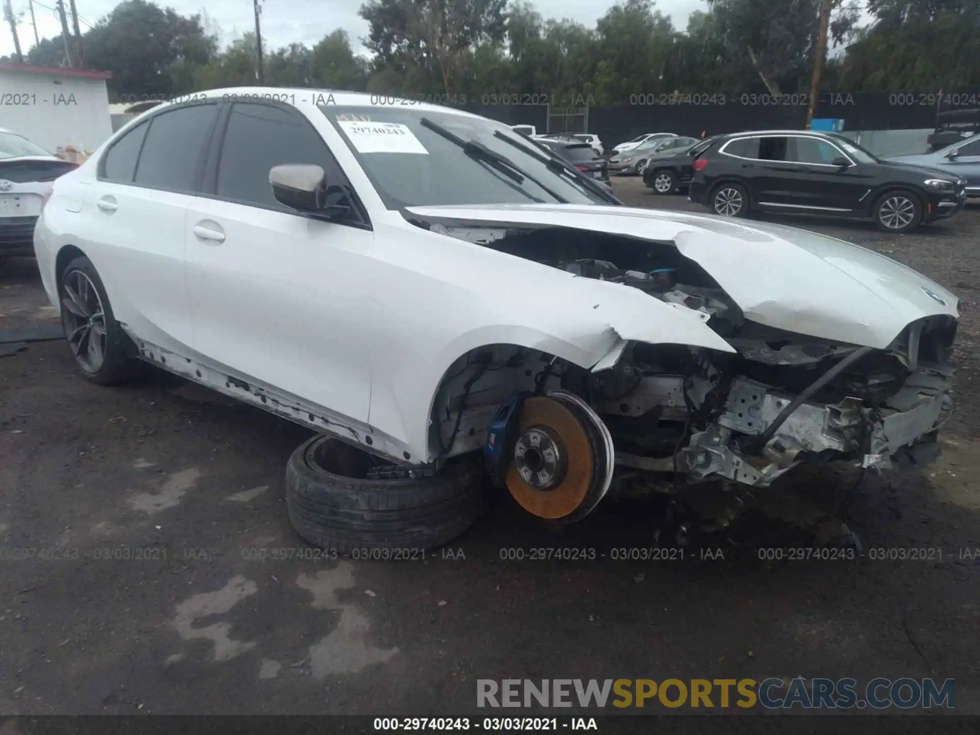 1 Photograph of a damaged car WBA5U7C00LAF54149 BMW 3 SERIES 2020