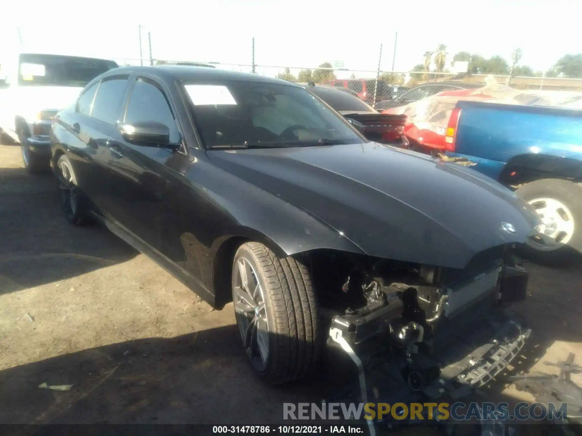 1 Photograph of a damaged car WBA5U7C00LAF54197 BMW 3 SERIES 2020