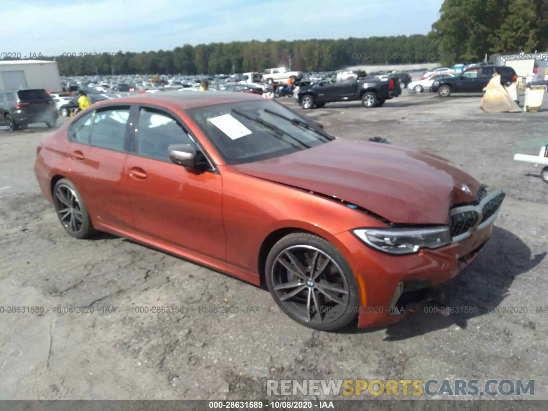 1 Photograph of a damaged car WBA5U7C00LFH54757 BMW 3 SERIES 2020