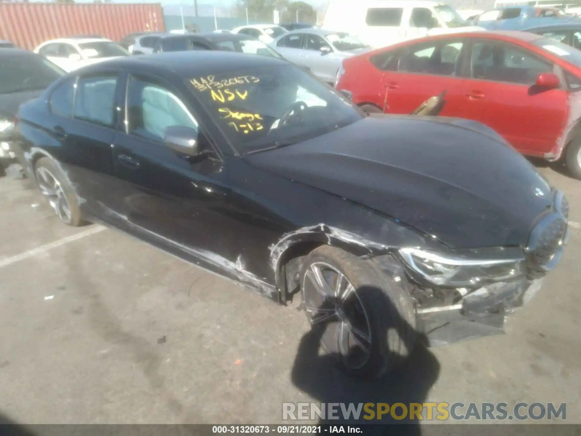 1 Photograph of a damaged car WBA5U7C01LFH57473 BMW 3 SERIES 2020