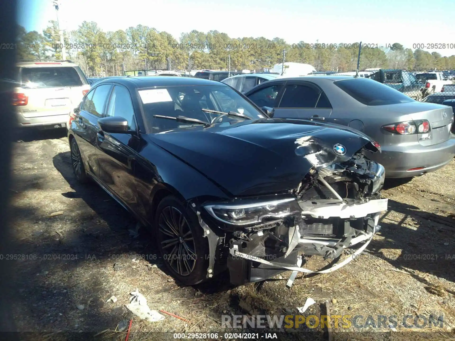 1 Photograph of a damaged car WBA5U7C02LFH01204 BMW 3 SERIES 2020