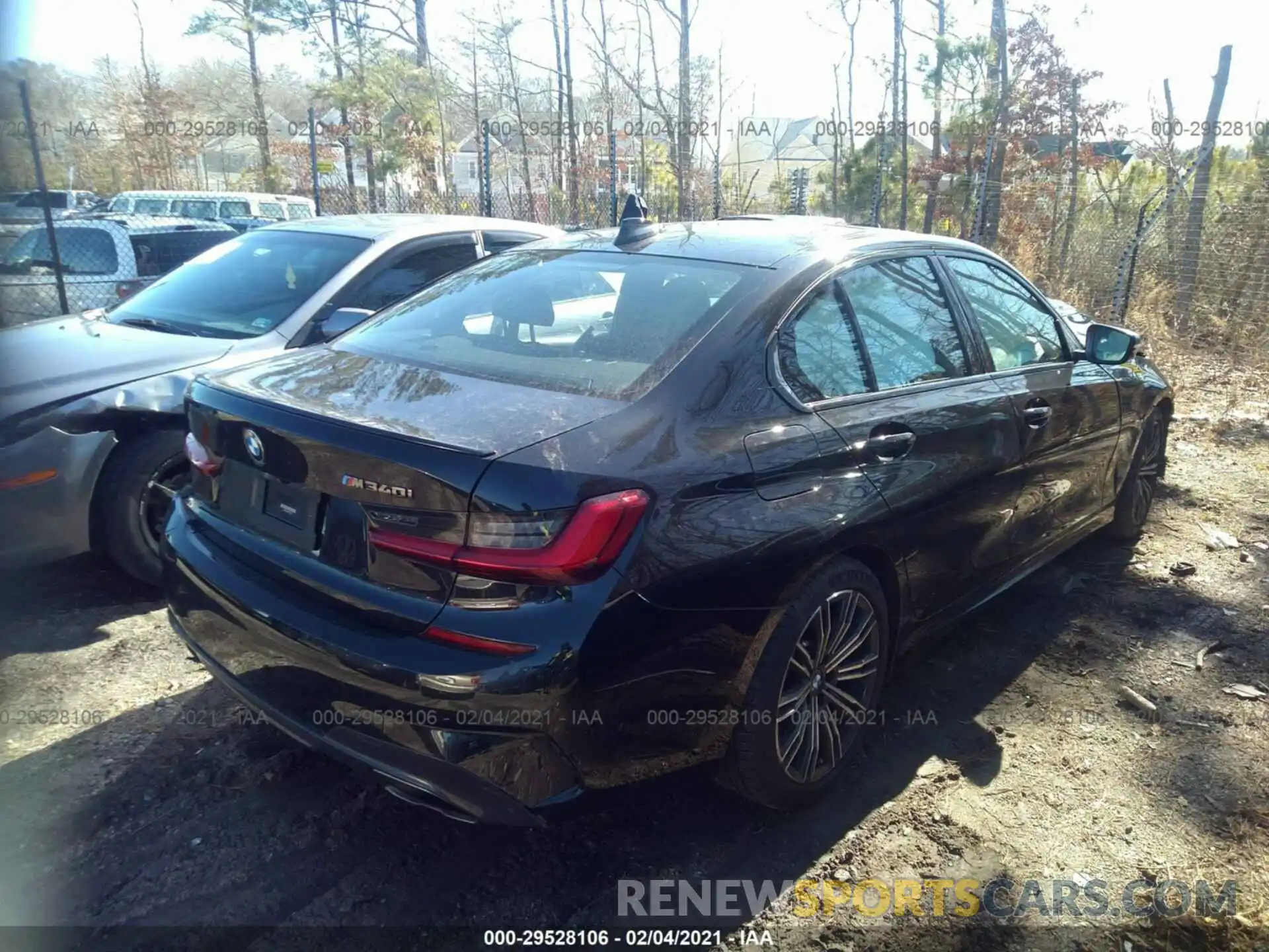 4 Фотография поврежденного автомобиля WBA5U7C02LFH01204 BMW 3 SERIES 2020