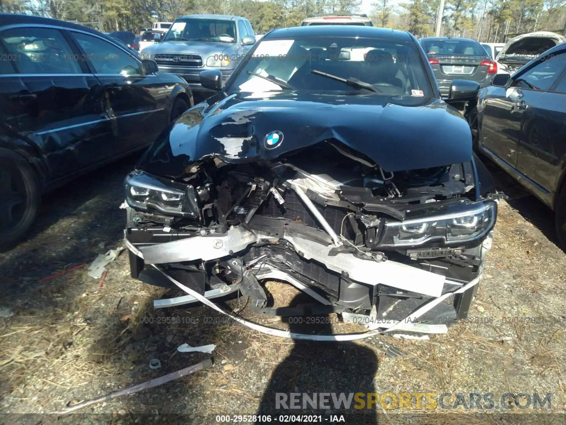 6 Фотография поврежденного автомобиля WBA5U7C02LFH01204 BMW 3 SERIES 2020