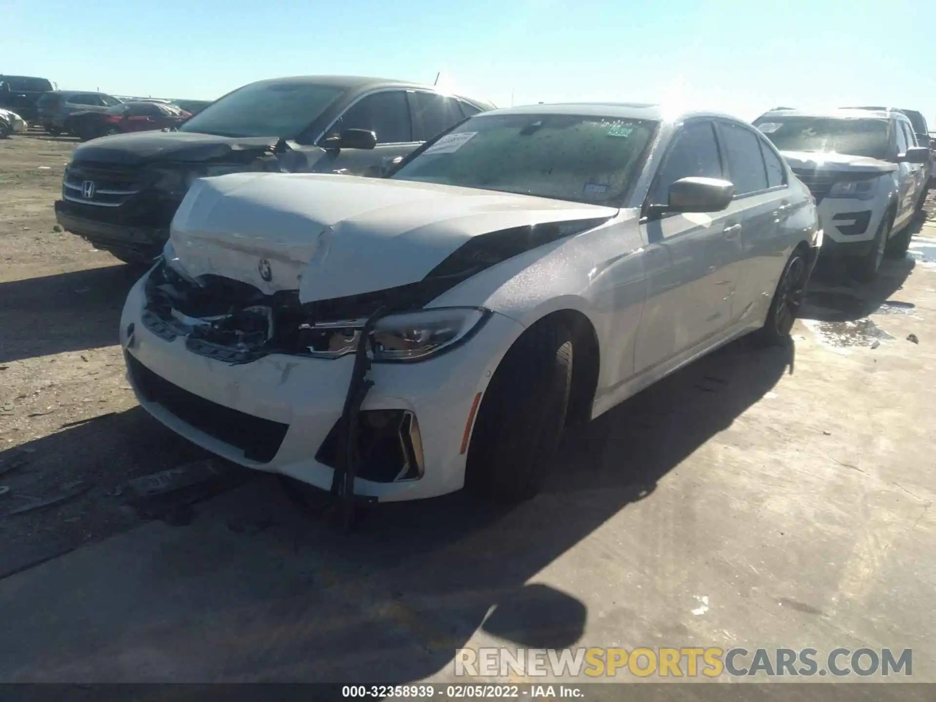 2 Photograph of a damaged car WBA5U7C02LFH64142 BMW 3 SERIES 2020