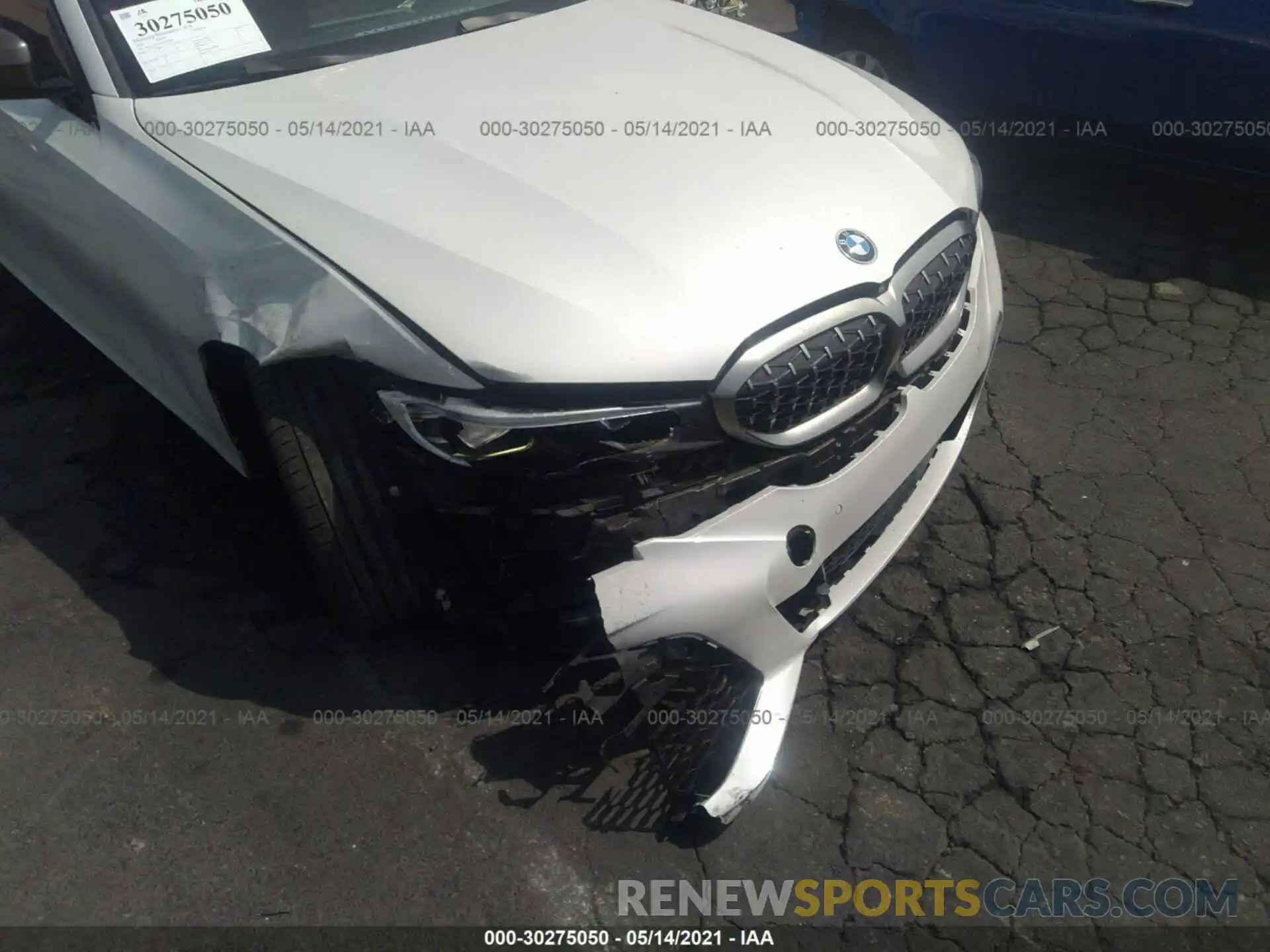 6 Photograph of a damaged car WBA5U7C02LFH70698 BMW 3 SERIES 2020