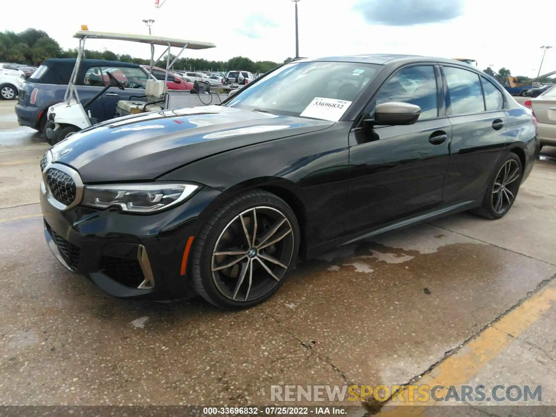 2 Photograph of a damaged car WBA5U7C04LFH28999 BMW 3 SERIES 2020