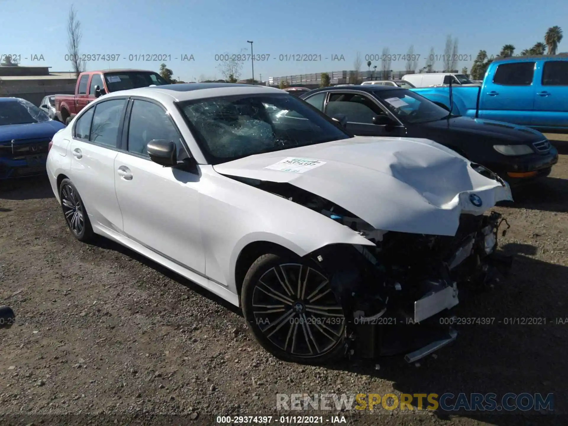 1 Photograph of a damaged car WBA5U7C06LFH29815 BMW 3 SERIES 2020