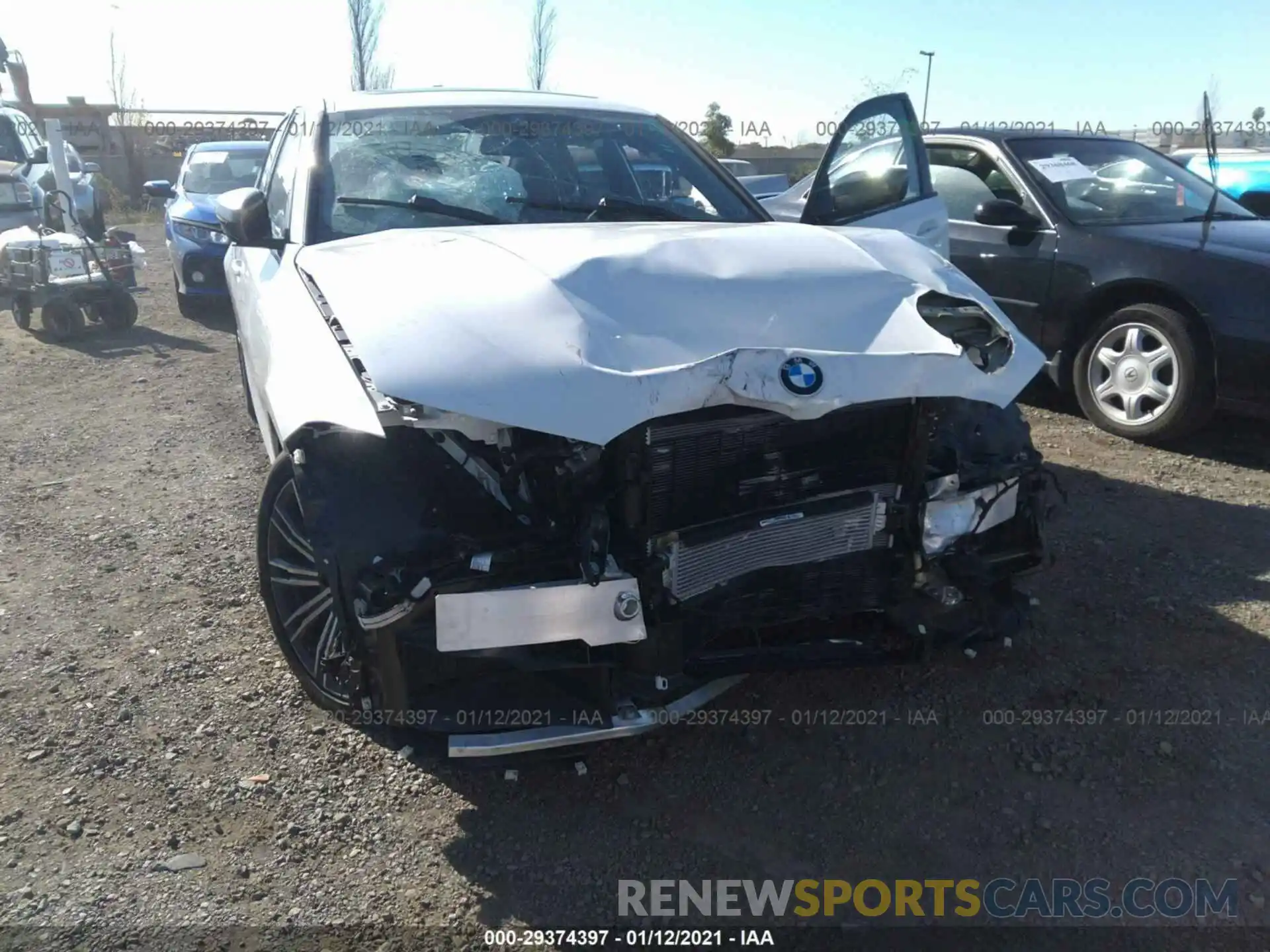 6 Photograph of a damaged car WBA5U7C06LFH29815 BMW 3 SERIES 2020