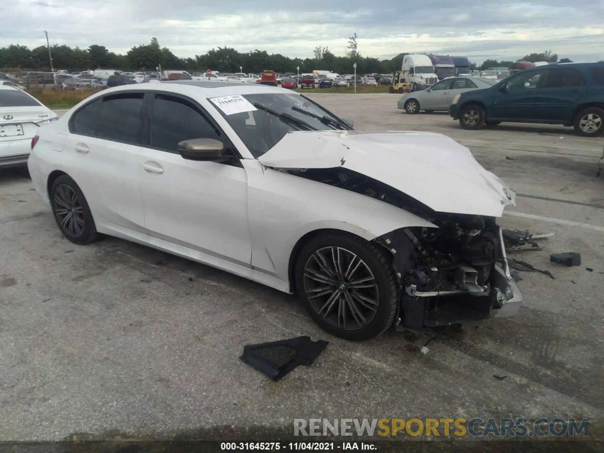 1 Photograph of a damaged car WBA5U7C06LFH53368 BMW 3 SERIES 2020