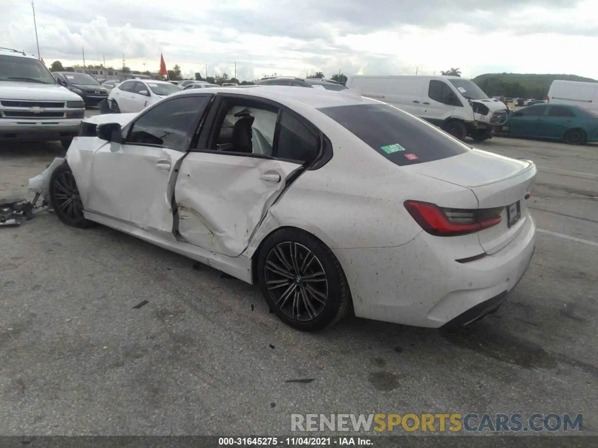 3 Photograph of a damaged car WBA5U7C06LFH53368 BMW 3 SERIES 2020