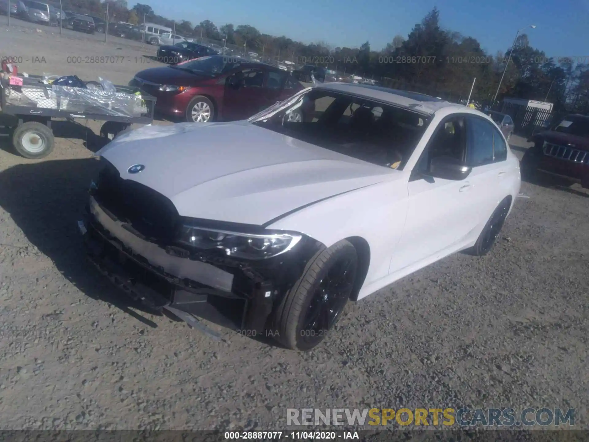 2 Photograph of a damaged car WBA5U7C07LAF53967 BMW 3 SERIES 2020