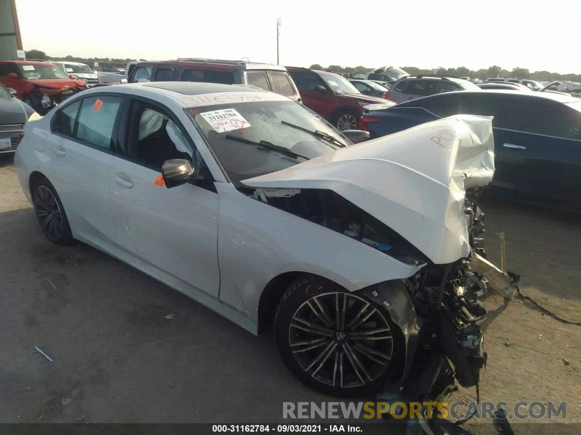 1 Photograph of a damaged car WBA5U7C07LFH07595 BMW 3 SERIES 2020