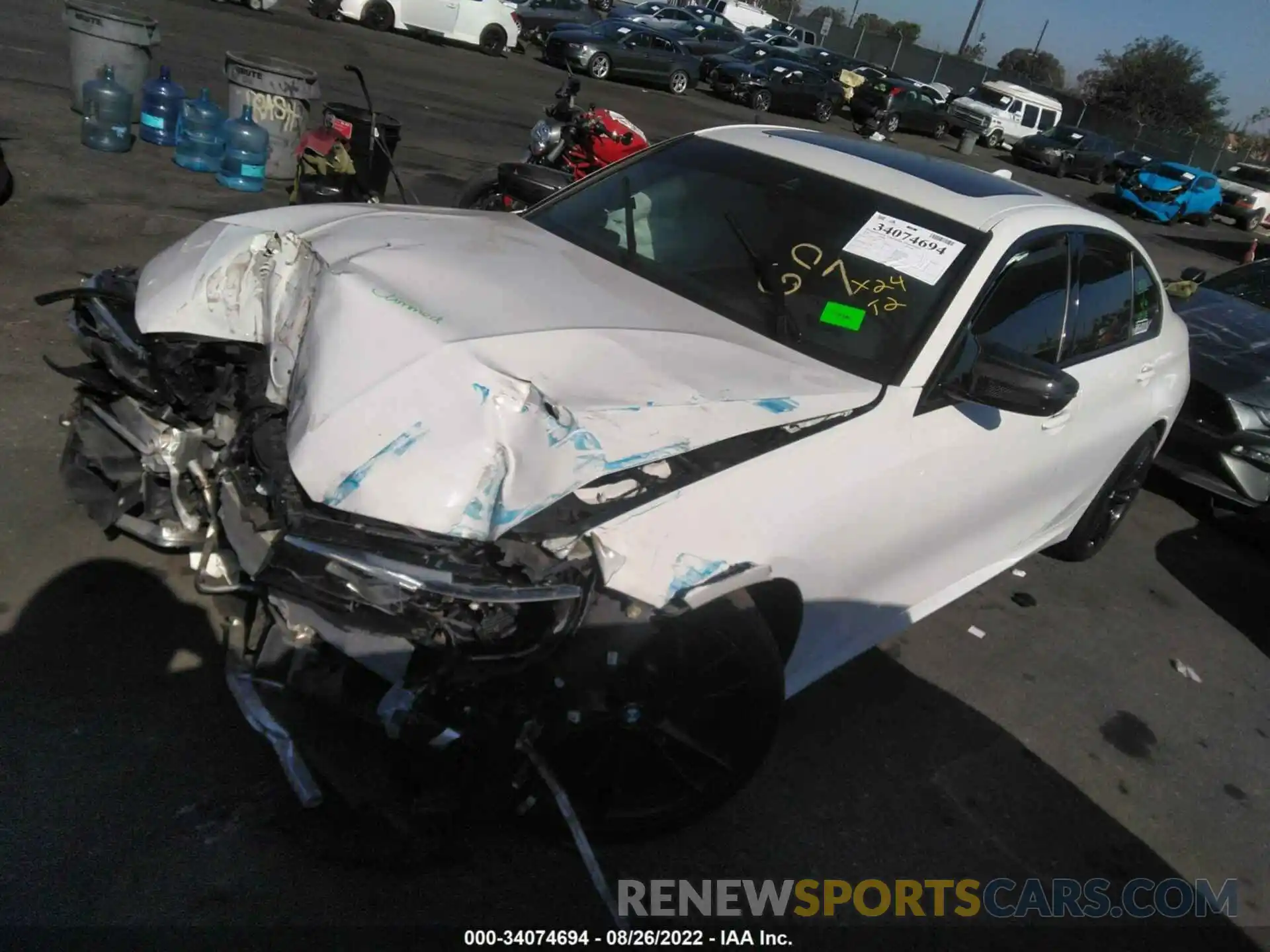 2 Photograph of a damaged car WBA5U7C07LFH47840 BMW 3 SERIES 2020