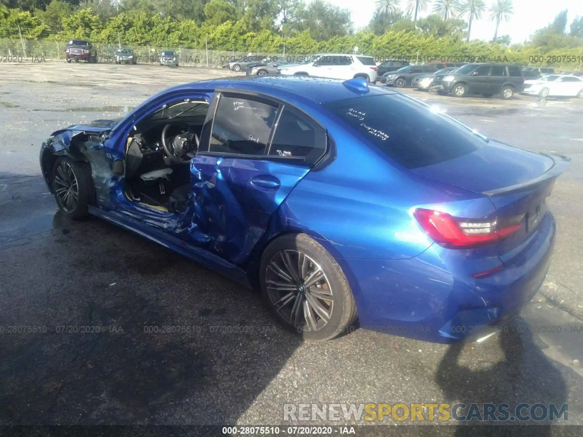 3 Photograph of a damaged car WBA5U7C07LFH57865 BMW 3 SERIES 2020