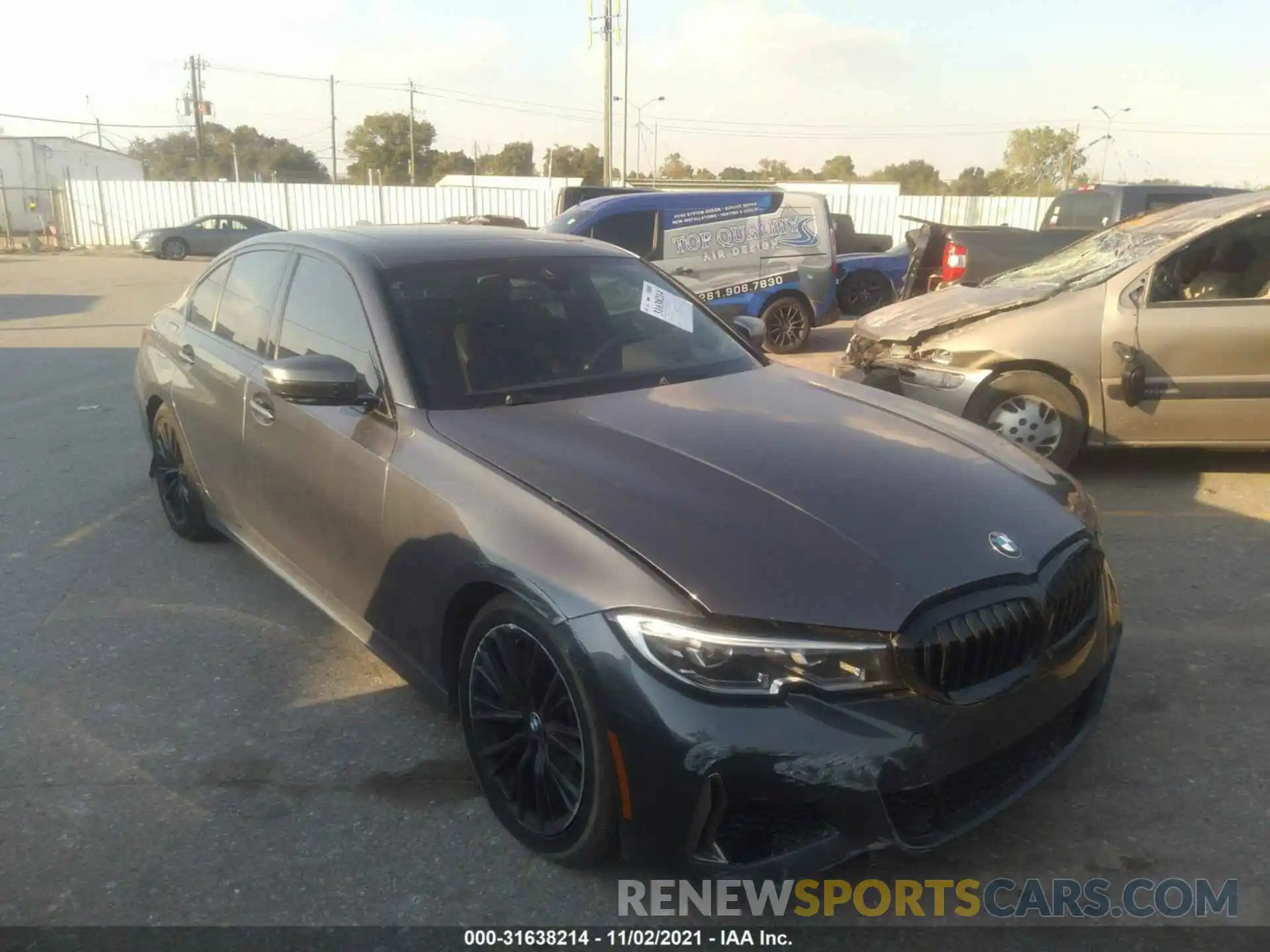 1 Photograph of a damaged car WBA5U7C08LFH44235 BMW 3 SERIES 2020