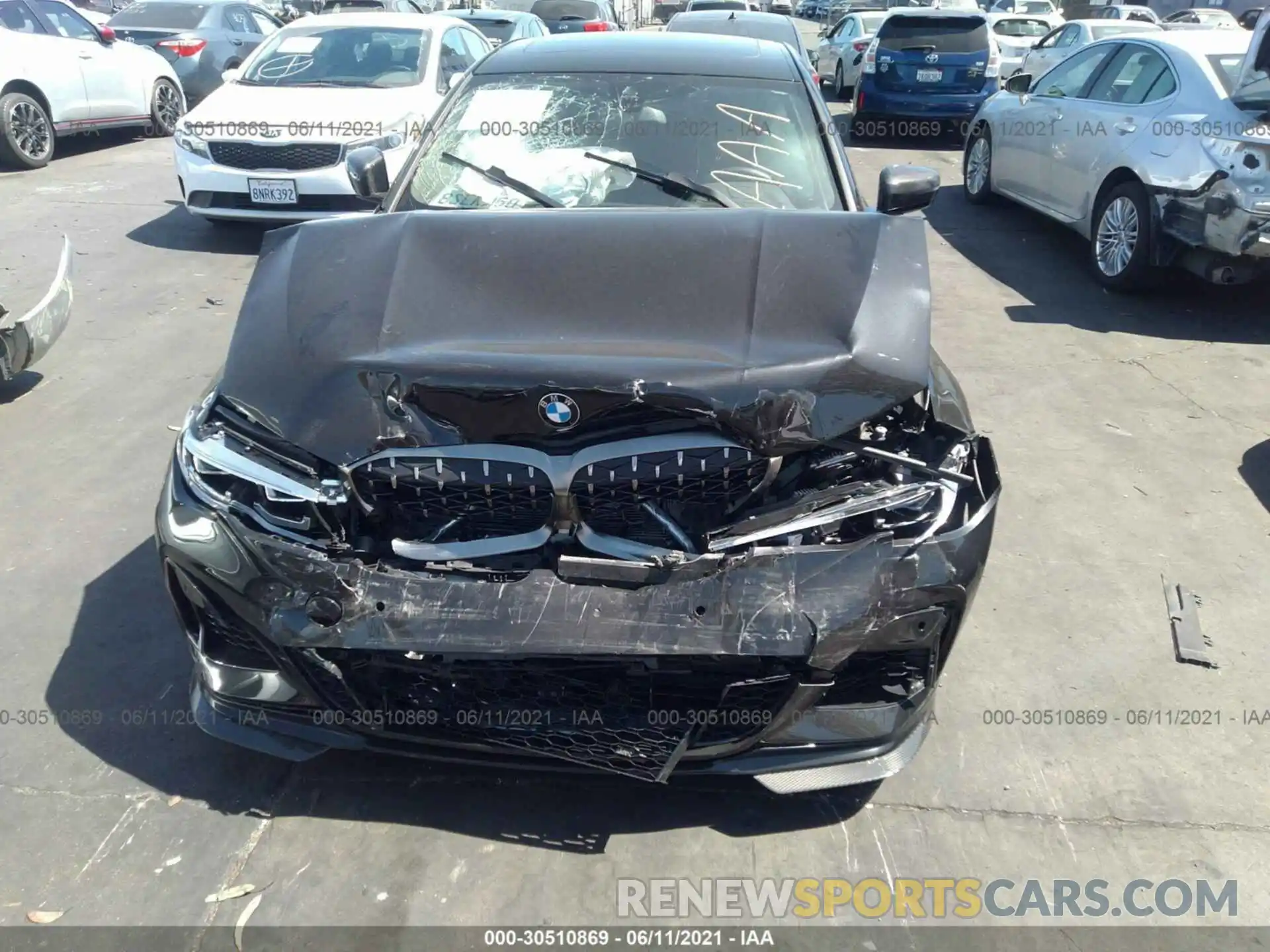 6 Photograph of a damaged car WBA5U7C08LFH62329 BMW 3 SERIES 2020