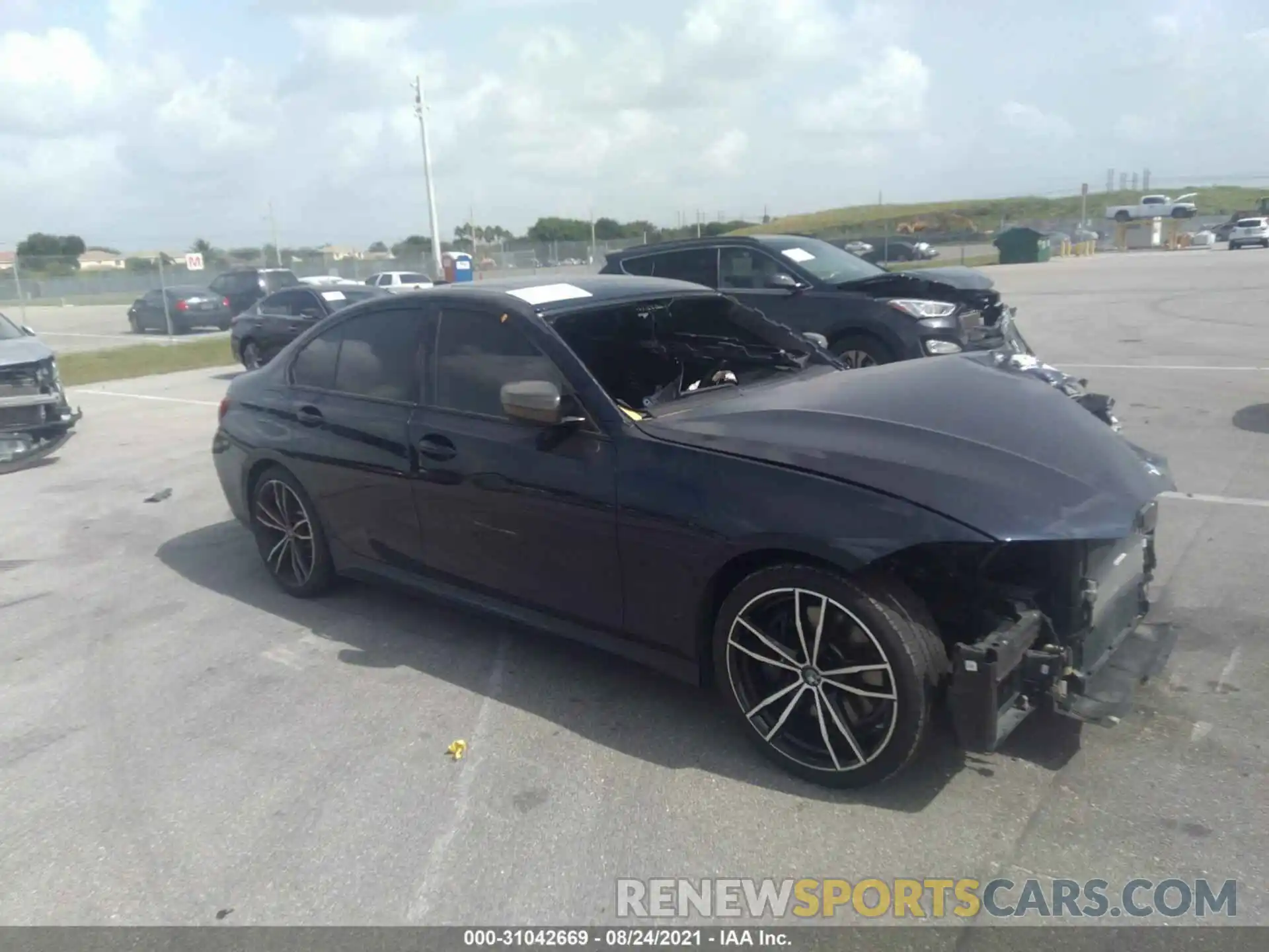 1 Photograph of a damaged car WBA5U7C09LA234180 BMW 3 SERIES 2020