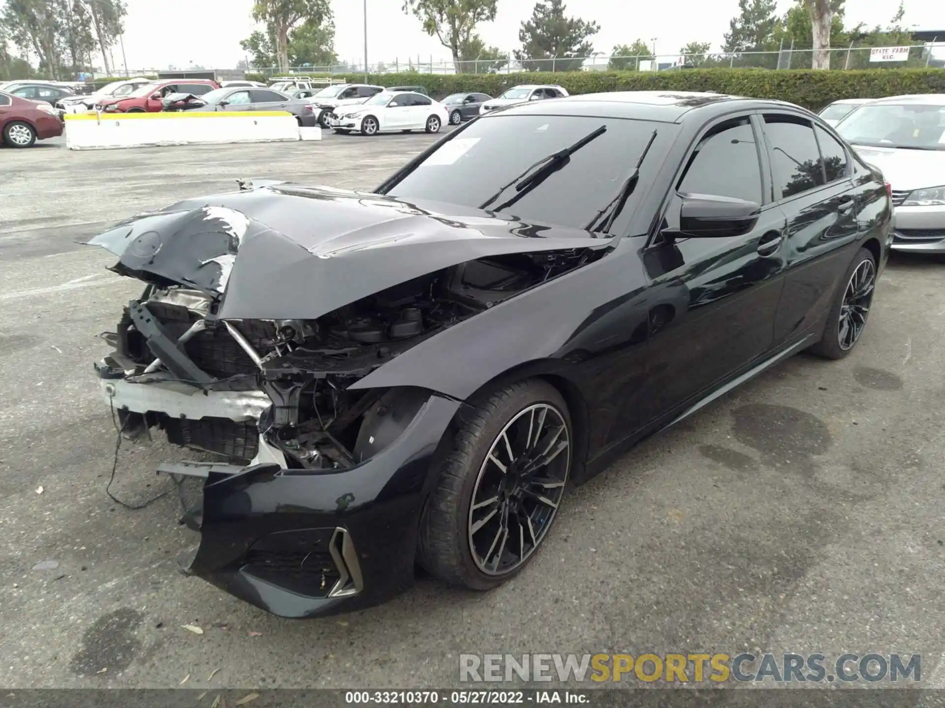 2 Photograph of a damaged car WBA5U7C09LFH07324 BMW 3 SERIES 2020