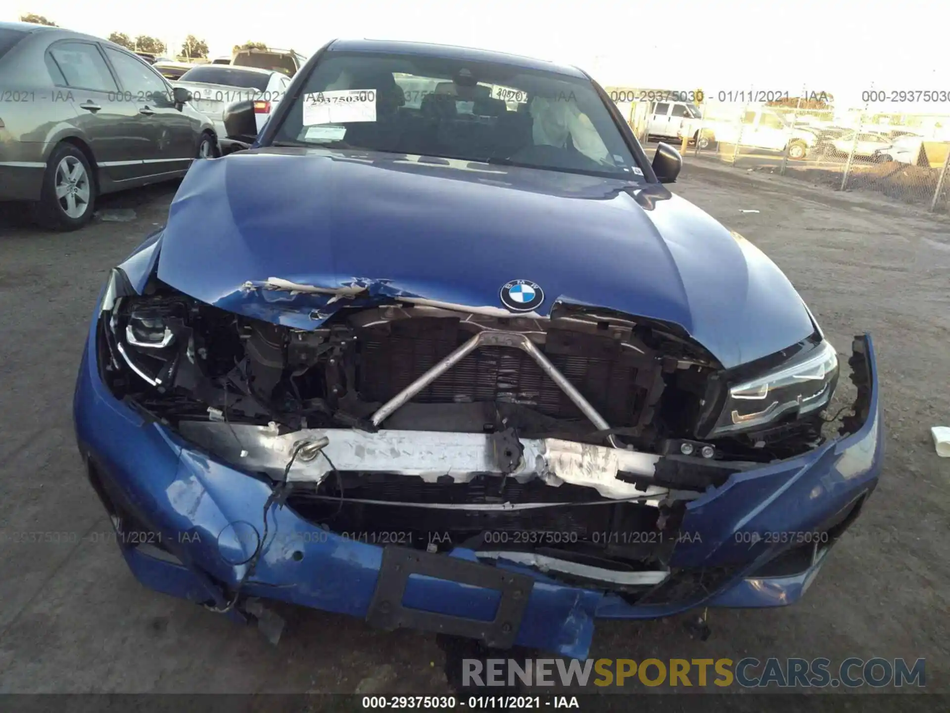 6 Photograph of a damaged car WBA5U7C09LFH27041 BMW 3 SERIES 2020