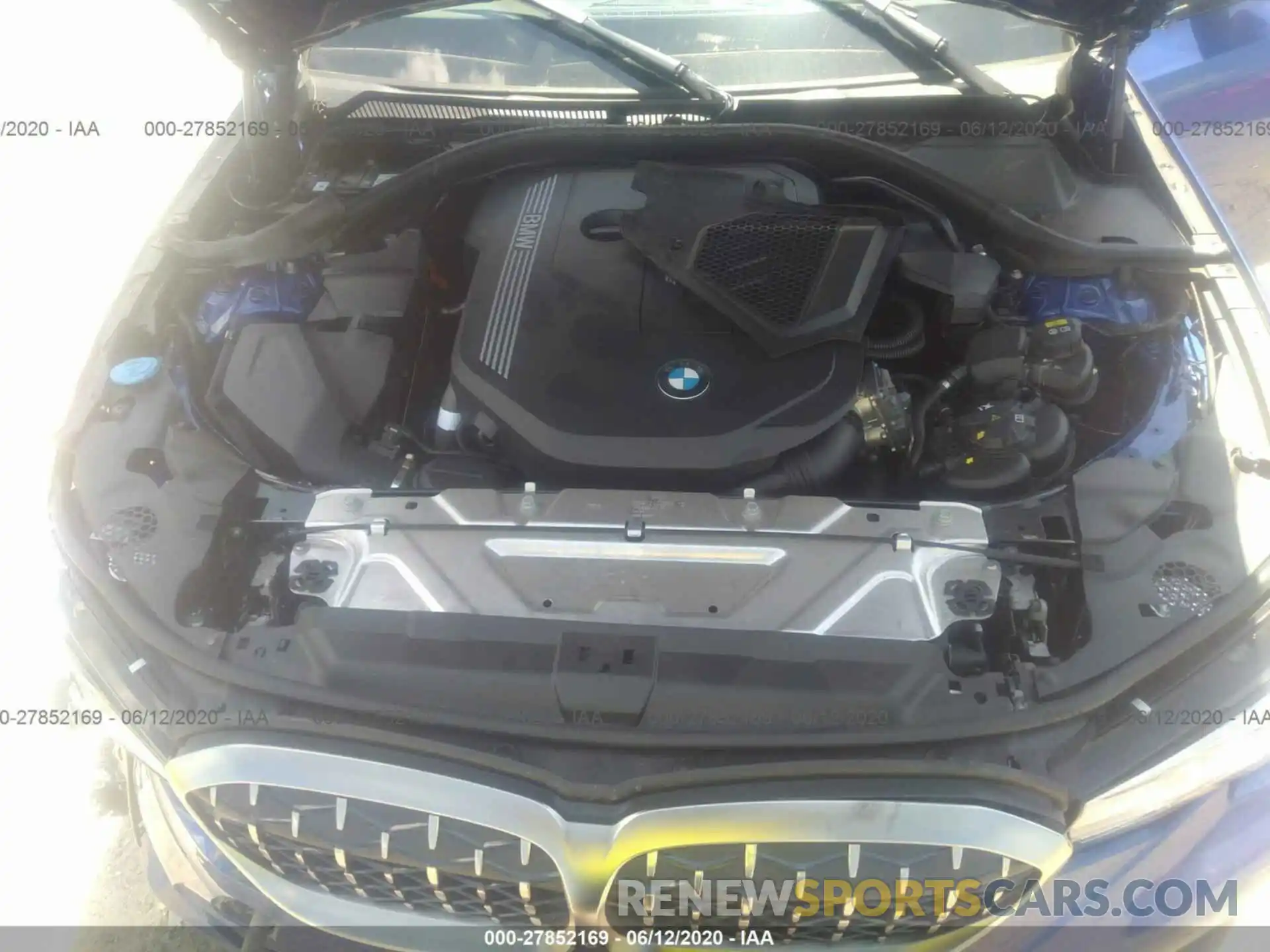 10 Фотография поврежденного автомобиля WBA5U7C0XLAF54014 BMW 3 SERIES 2020