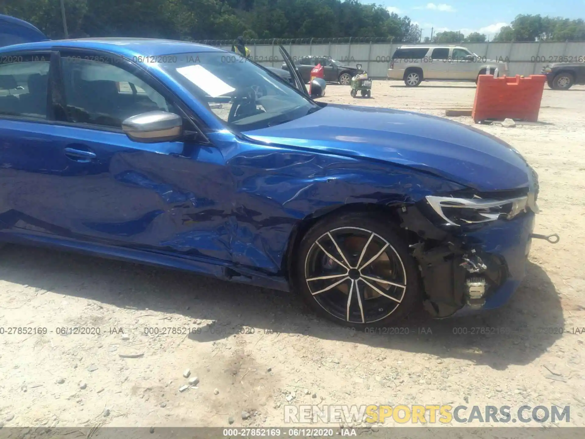 6 Фотография поврежденного автомобиля WBA5U7C0XLAF54014 BMW 3 SERIES 2020