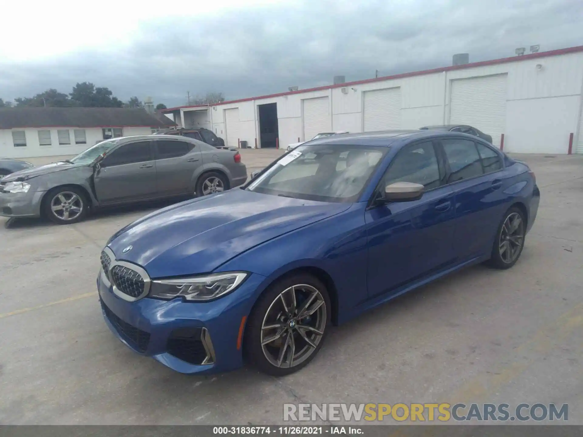 2 Photograph of a damaged car WBA5U7C0XLAF54062 BMW 3 SERIES 2020