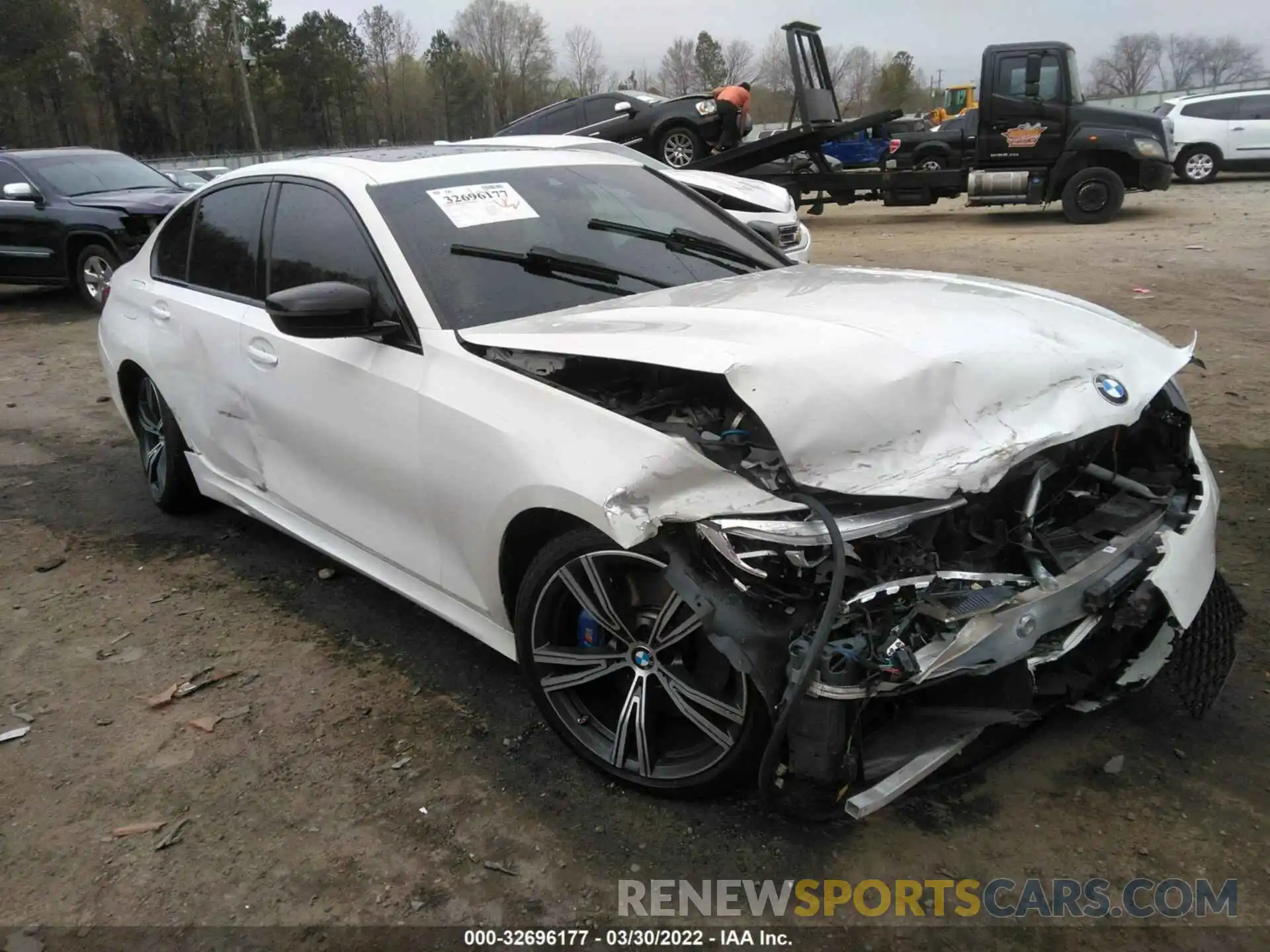 1 Photograph of a damaged car WBA5U7C0XLFH13584 BMW 3 SERIES 2020