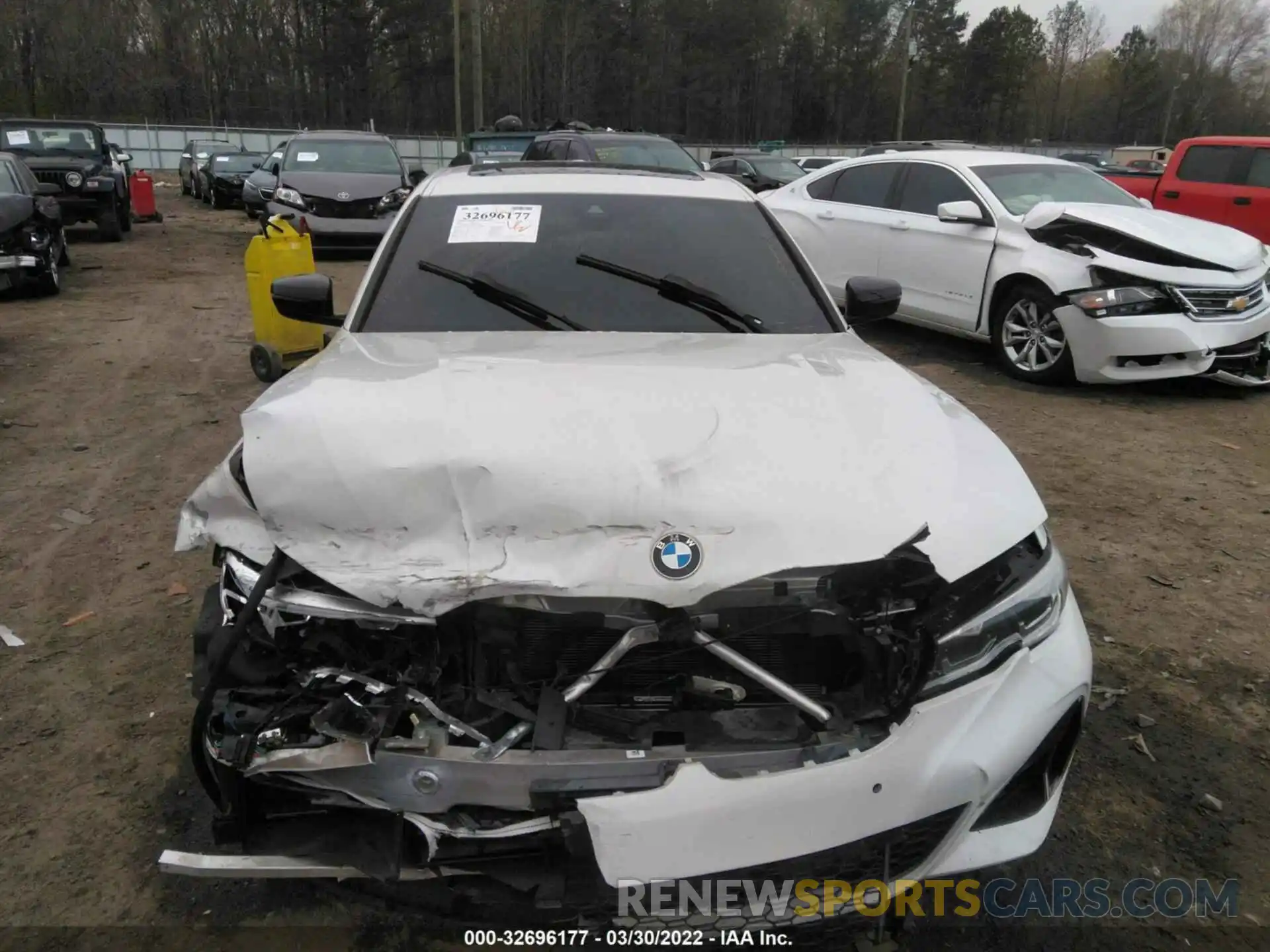 6 Photograph of a damaged car WBA5U7C0XLFH13584 BMW 3 SERIES 2020