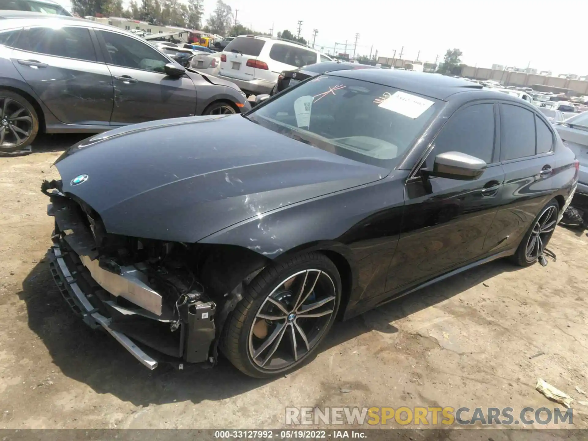 2 Photograph of a damaged car WBA5U7C0XLFH47766 BMW 3 SERIES 2020