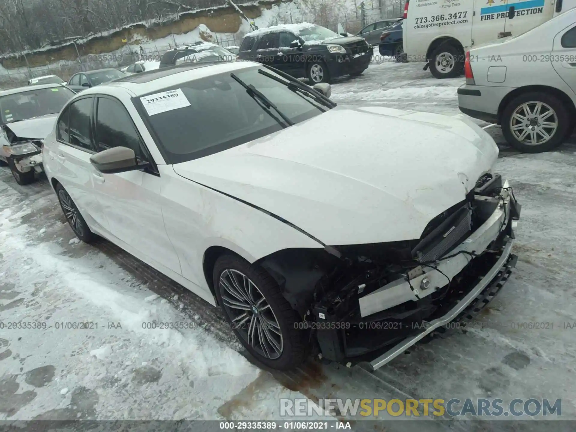 1 Photograph of a damaged car WBA5U9C00LFJ80699 BMW 3 SERIES 2020