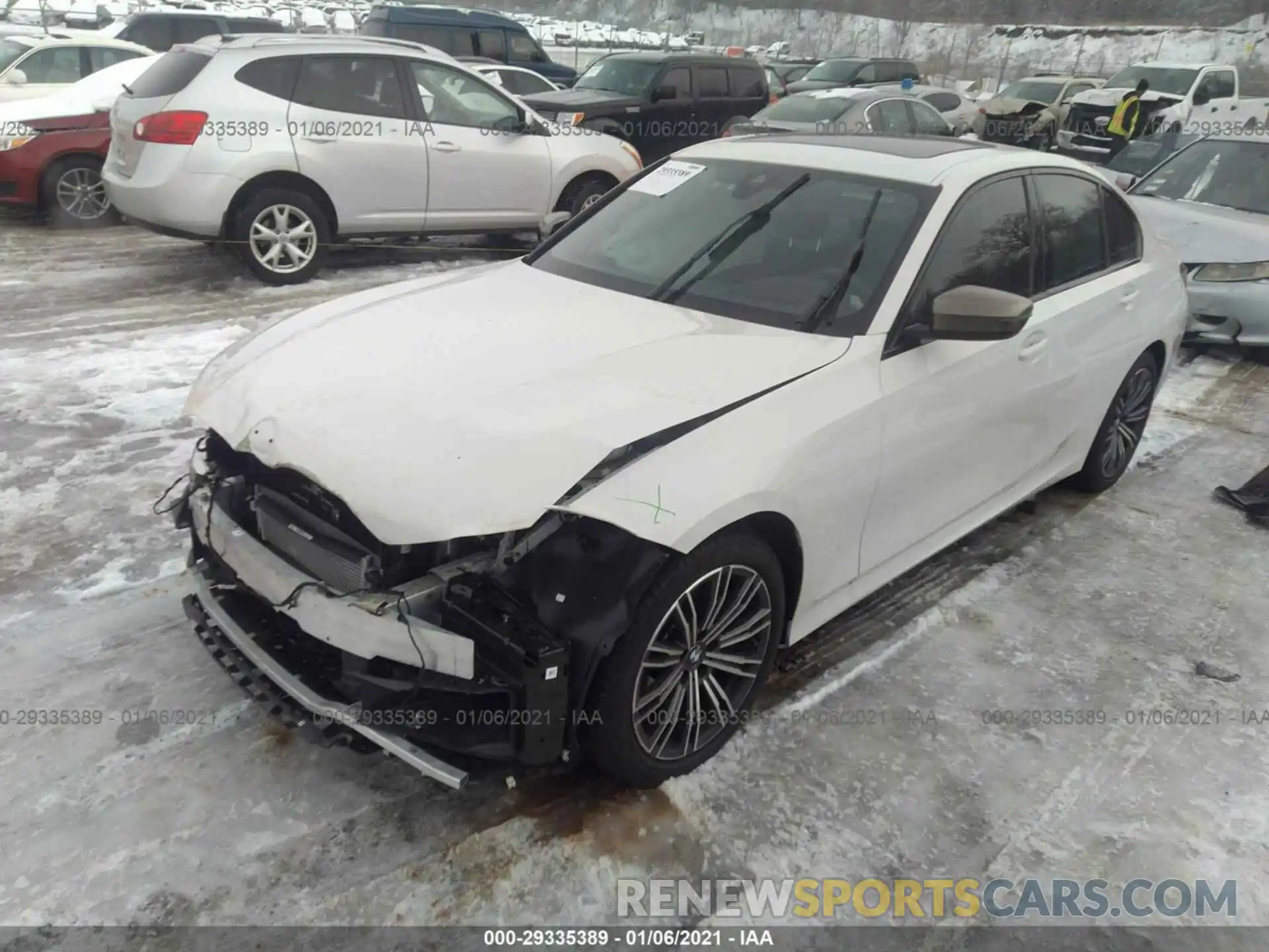 2 Photograph of a damaged car WBA5U9C00LFJ80699 BMW 3 SERIES 2020