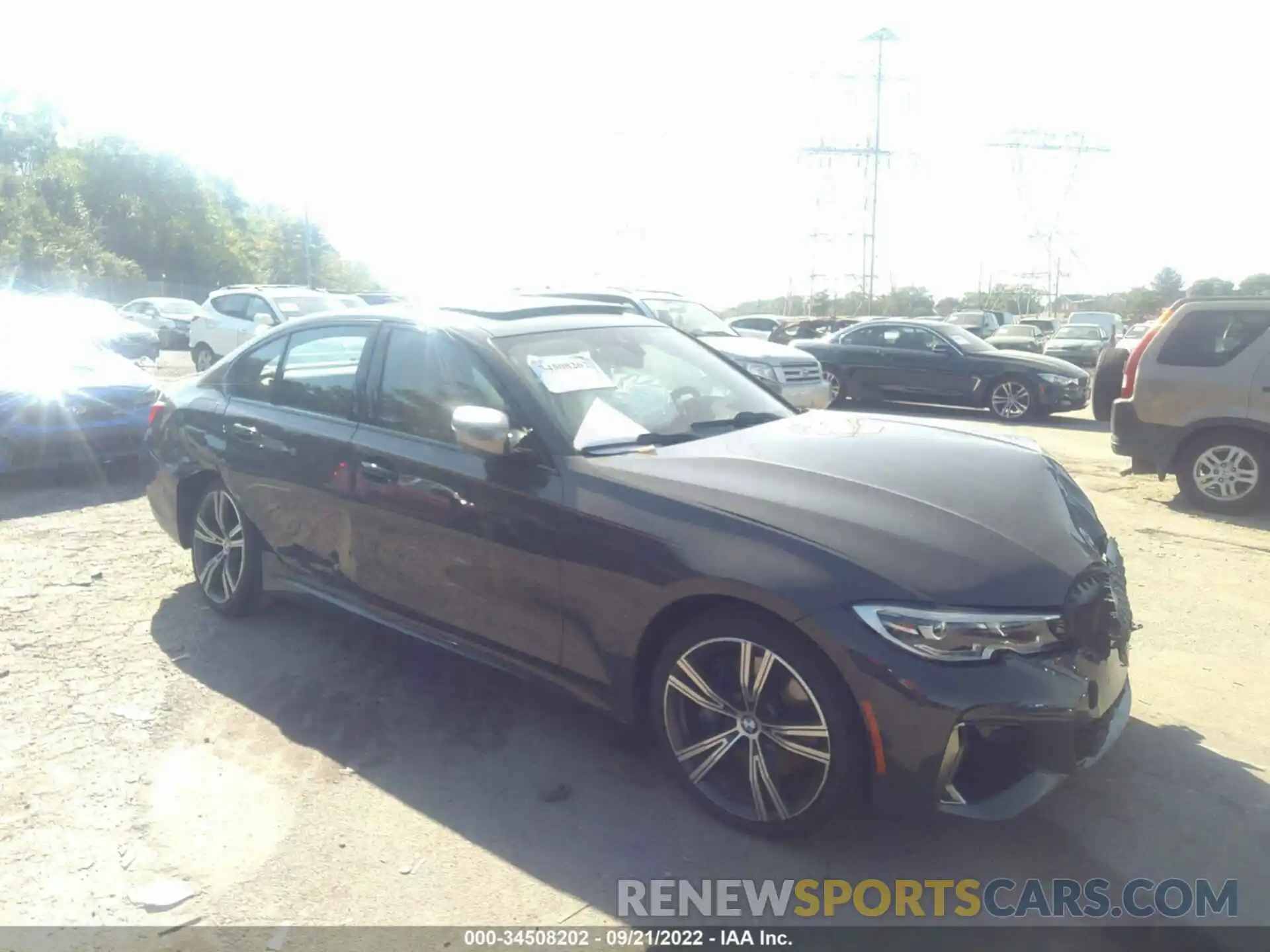 1 Photograph of a damaged car WBA5U9C01LAF54558 BMW 3 SERIES 2020