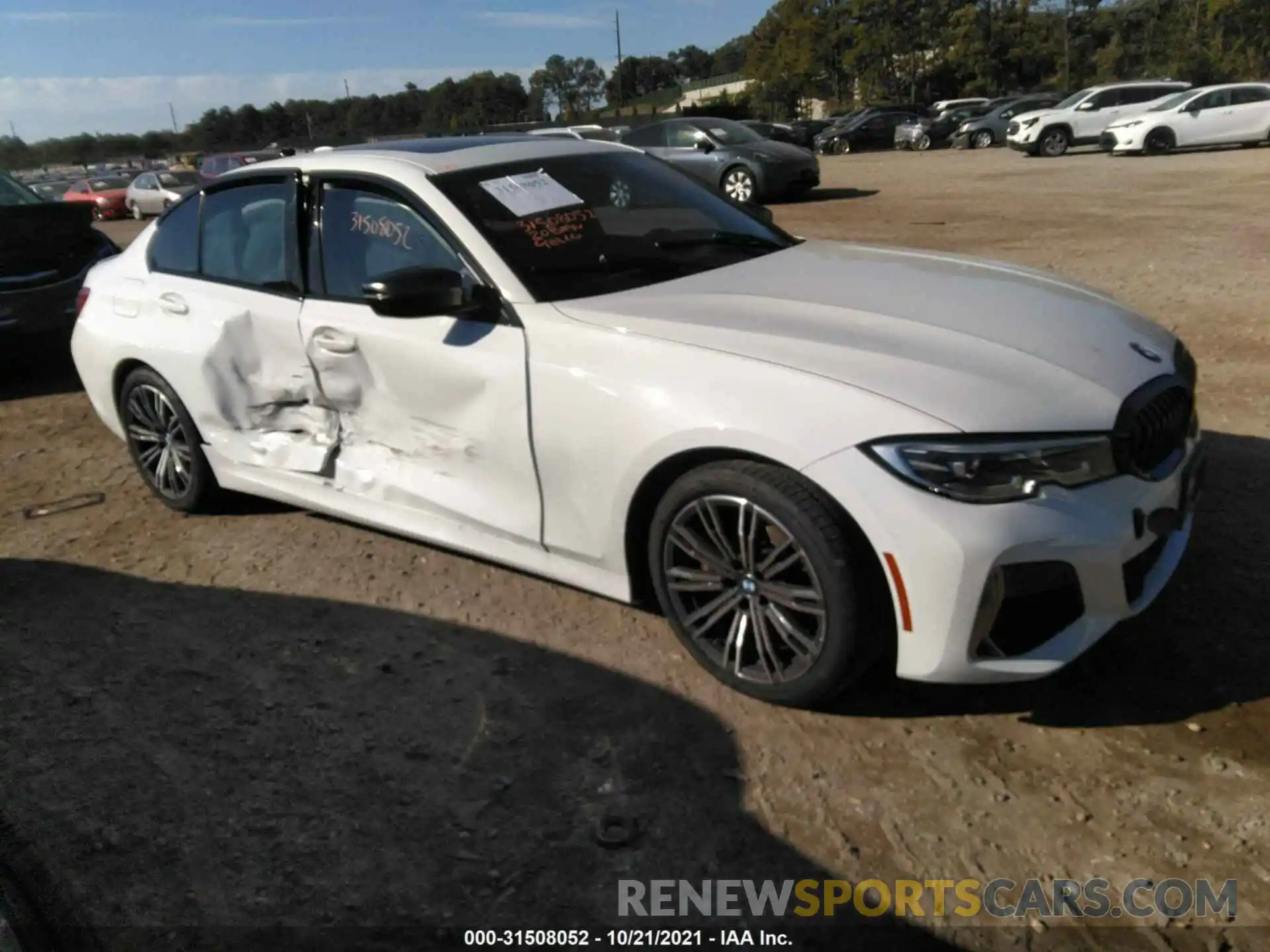 1 Photograph of a damaged car WBA5U9C02LFJ83121 BMW 3 SERIES 2020