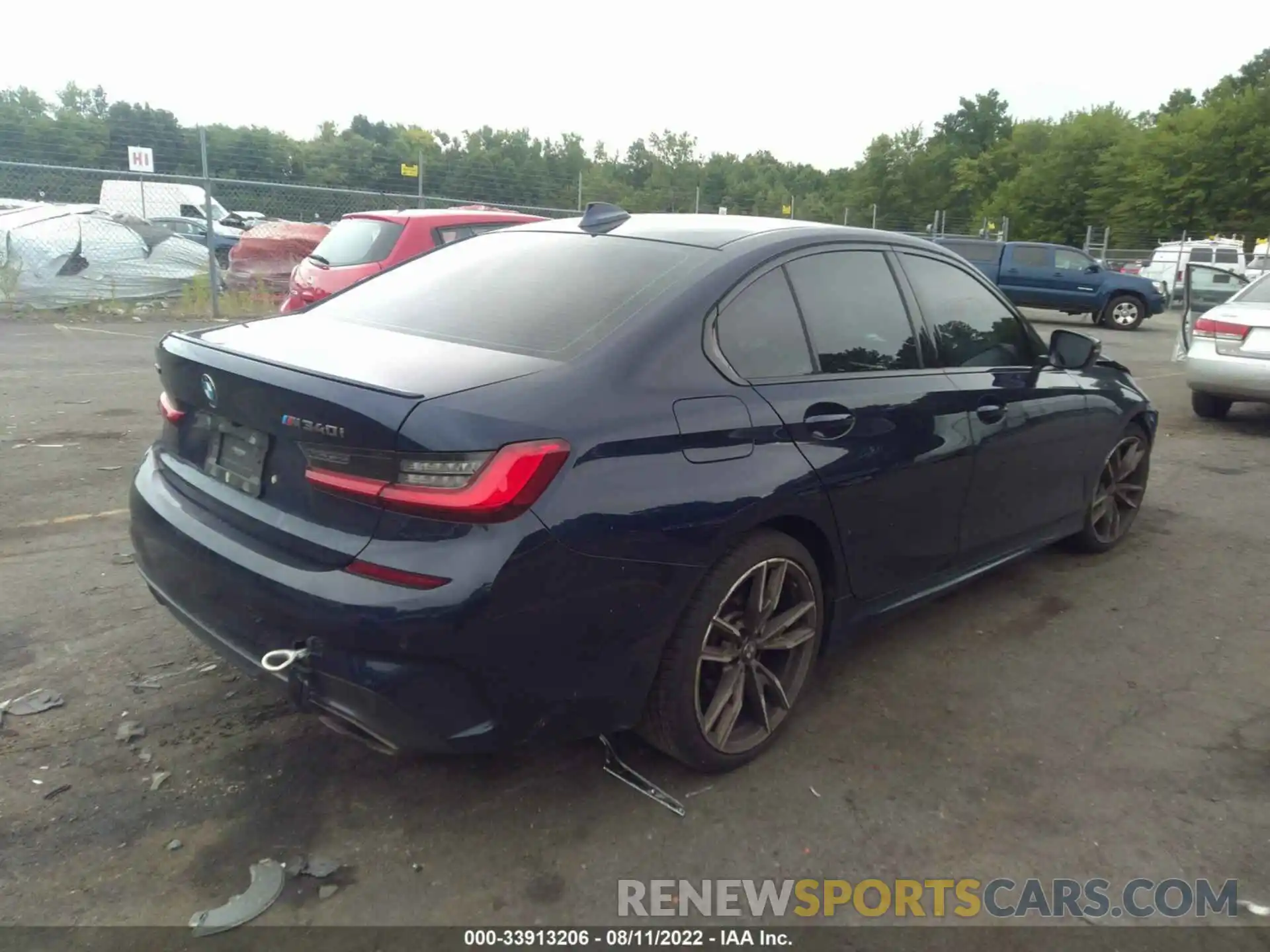 4 Photograph of a damaged car WBA5U9C05LFH02679 BMW 3 SERIES 2020