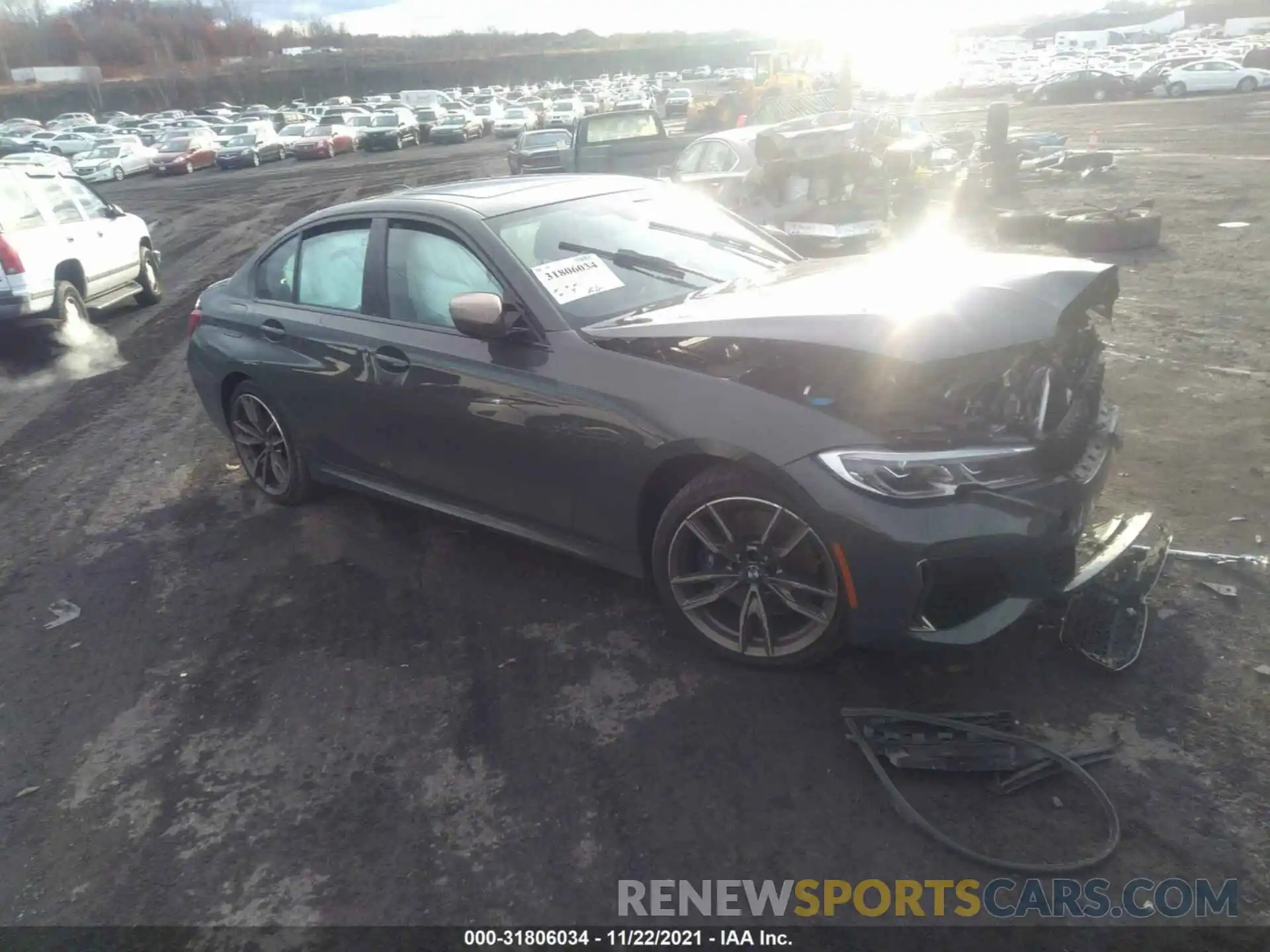 1 Photograph of a damaged car WBA5U9C05LFJ74929 BMW 3 SERIES 2020