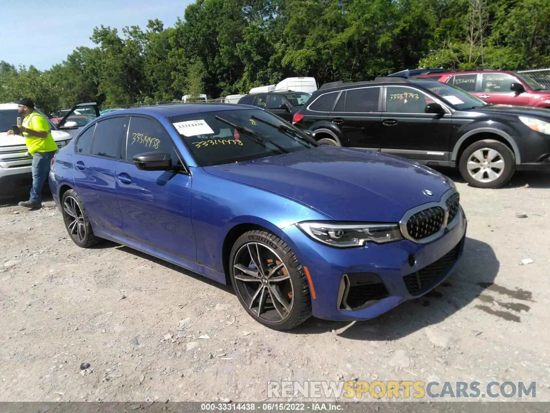 1 Photograph of a damaged car WBA5U9C06LFH27672 BMW 3 SERIES 2020