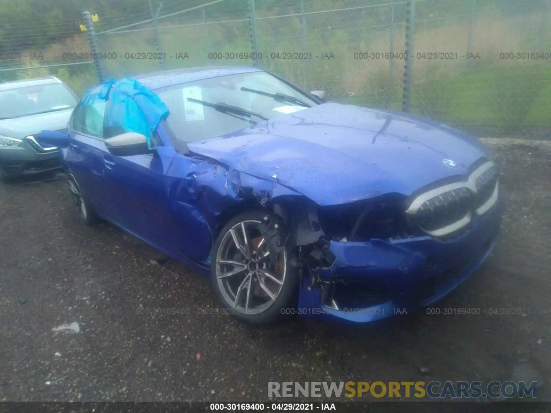 1 Photograph of a damaged car WBA5U9C06LFJ54575 BMW 3 SERIES 2020