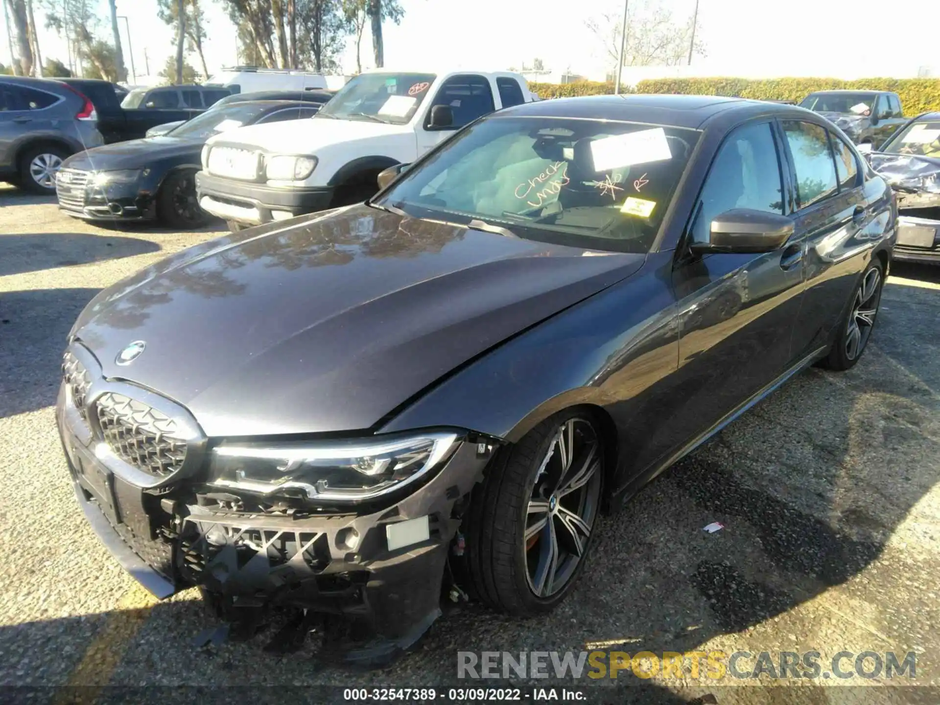 2 Photograph of a damaged car WBA5U9C07LFH33898 BMW 3 SERIES 2020