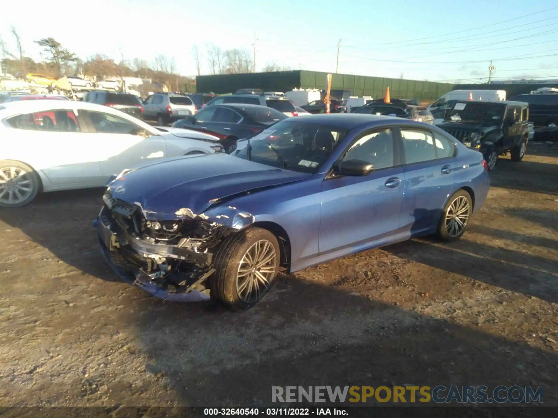 2 Photograph of a damaged car WBA5U9C08LFJ90008 BMW 3 SERIES 2020