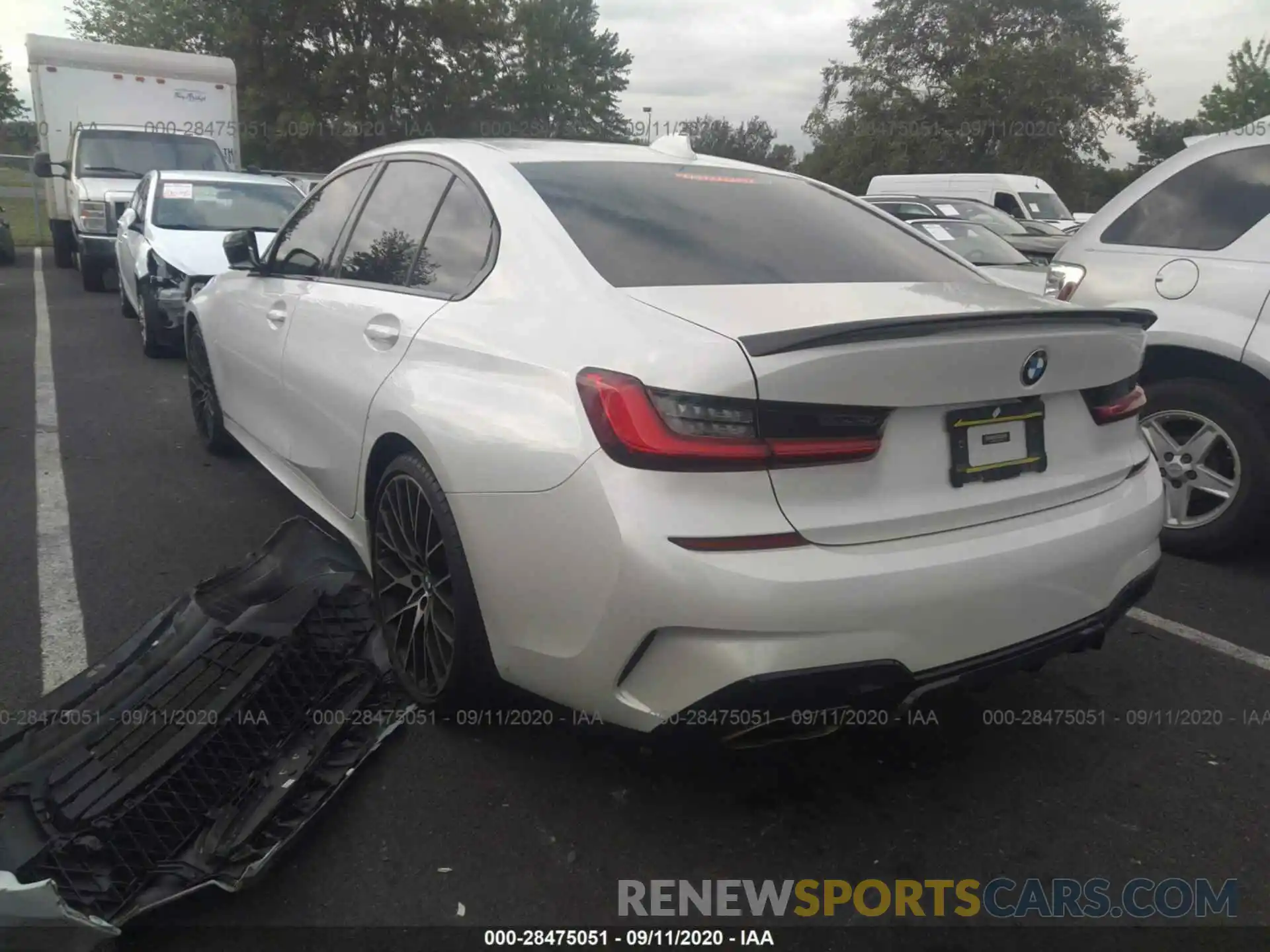 3 Photograph of a damaged car WBA5U9C09LA380509 BMW 3 SERIES 2020
