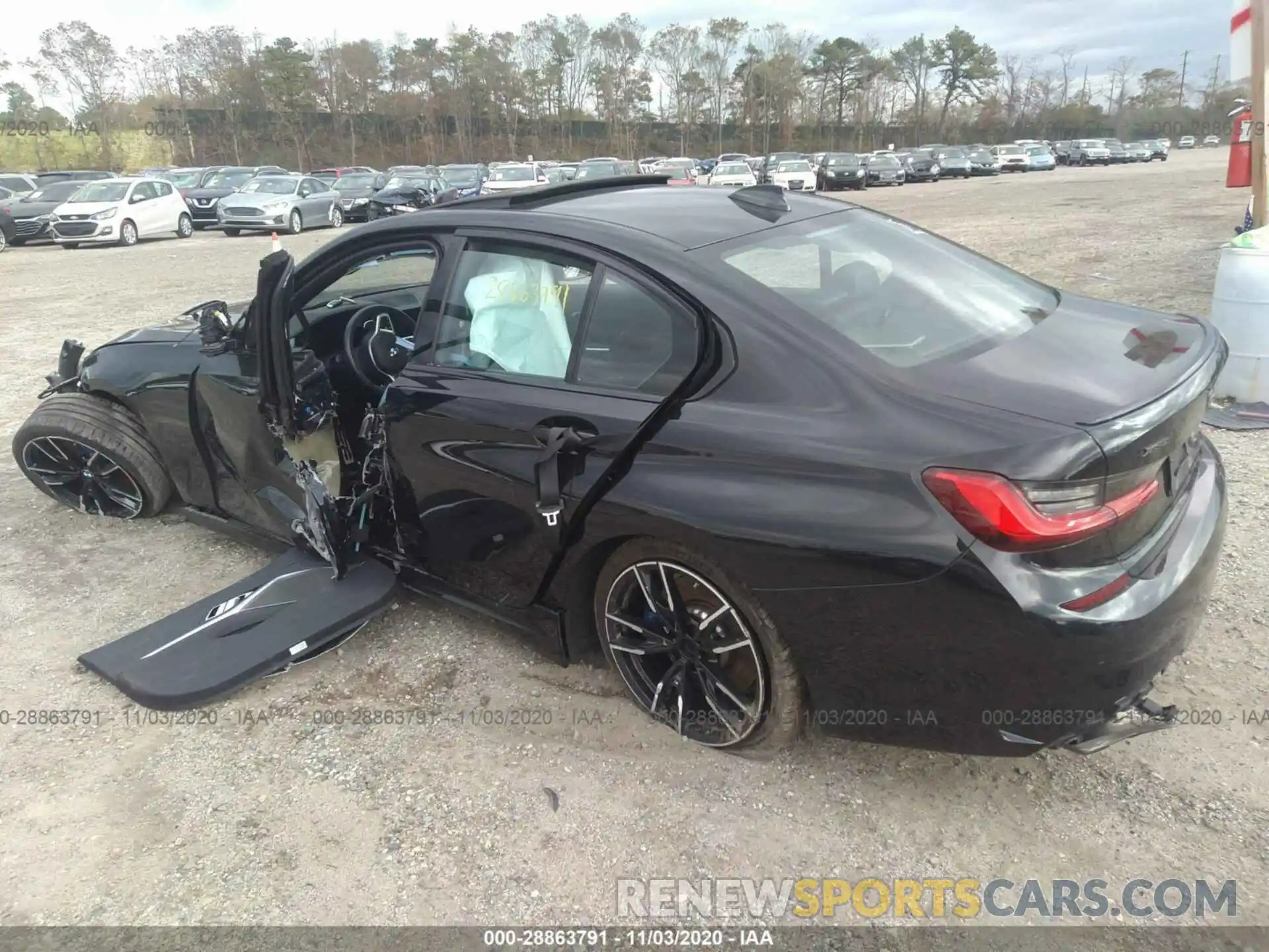 3 Фотография поврежденного автомобиля WBA5U9C0XLAF54834 BMW 3 SERIES 2020