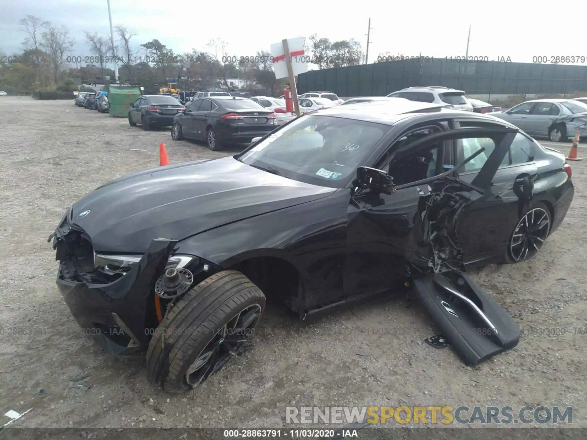 6 Фотография поврежденного автомобиля WBA5U9C0XLAF54834 BMW 3 SERIES 2020