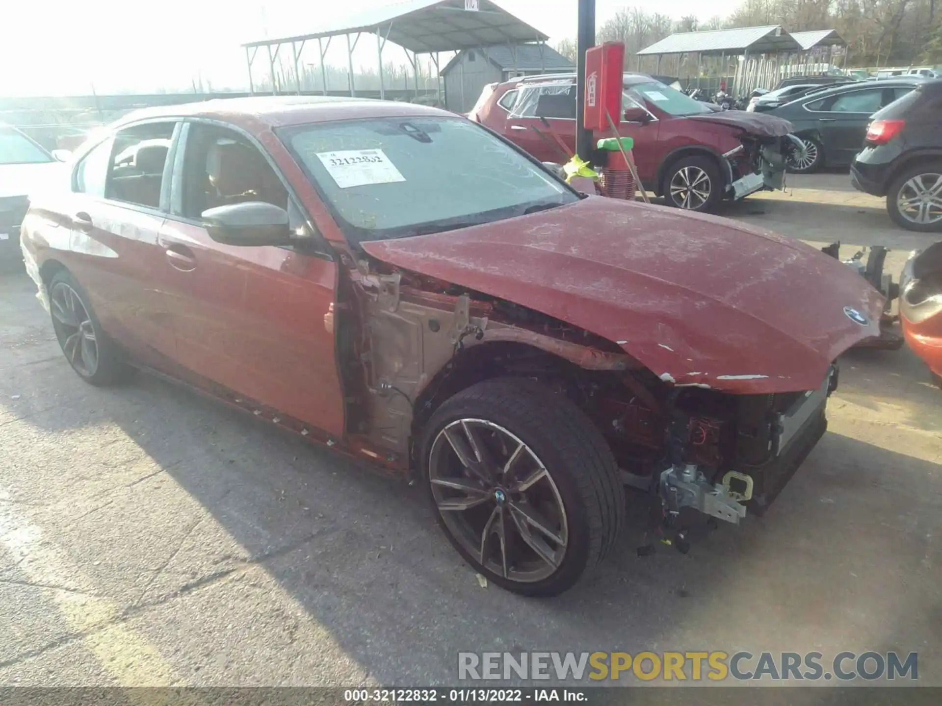 1 Photograph of a damaged car WBA5U9C0XLFH15105 BMW 3 SERIES 2020