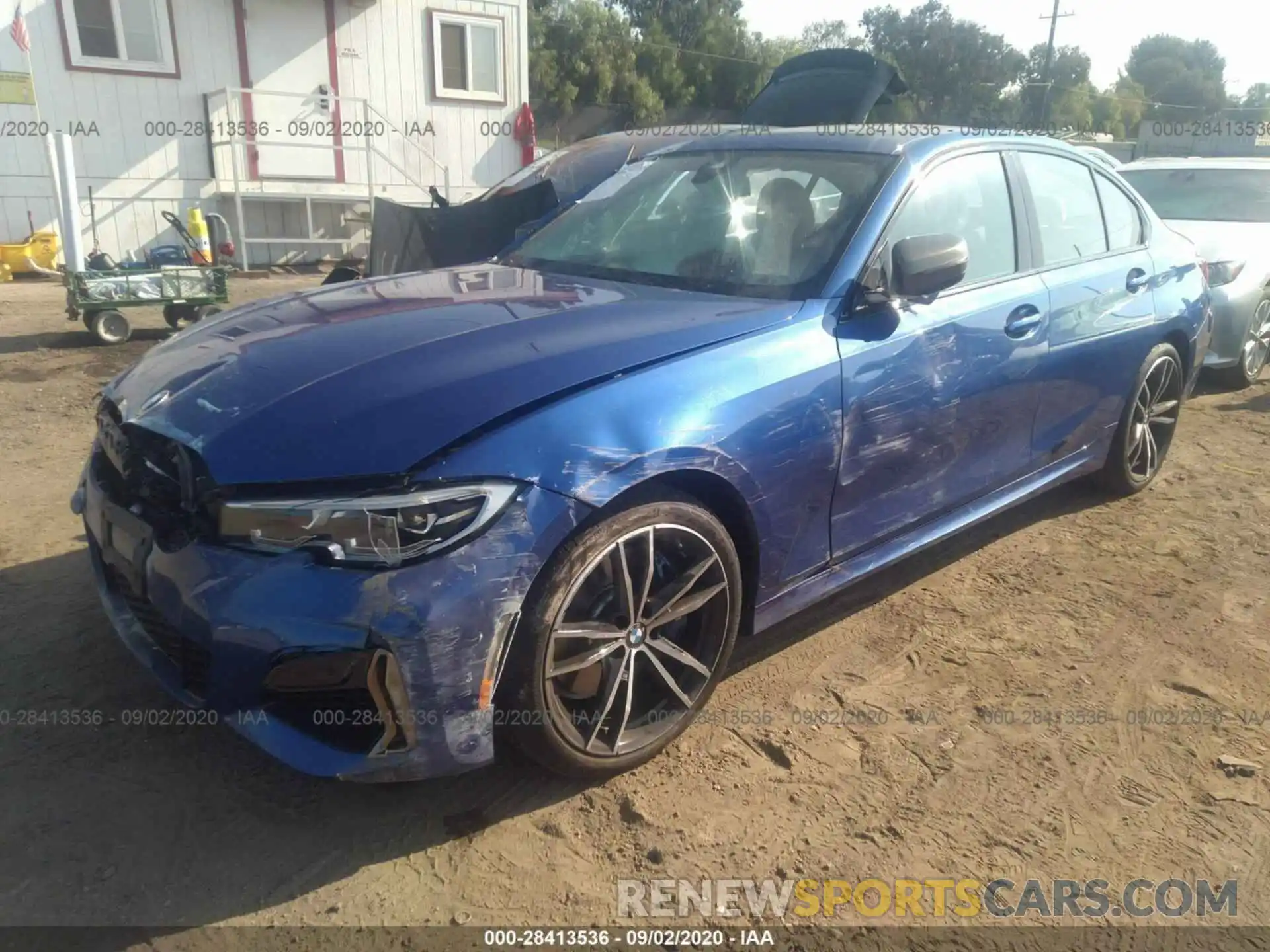 2 Photograph of a damaged car WBA5U9C0XLFH23852 BMW 3 SERIES 2020