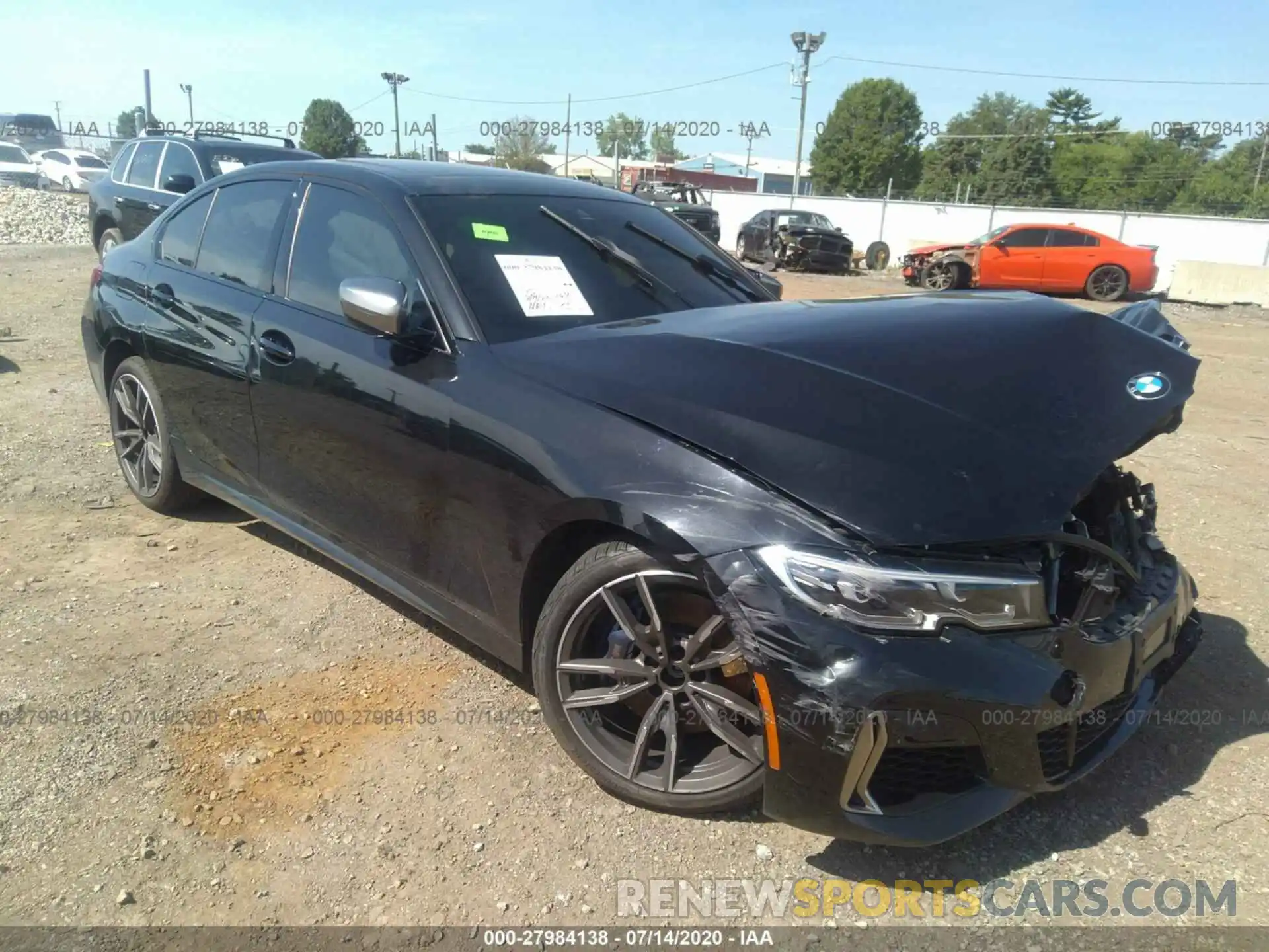 1 Photograph of a damaged car WBA5U9C0XLFH57354 BMW 3 SERIES 2020